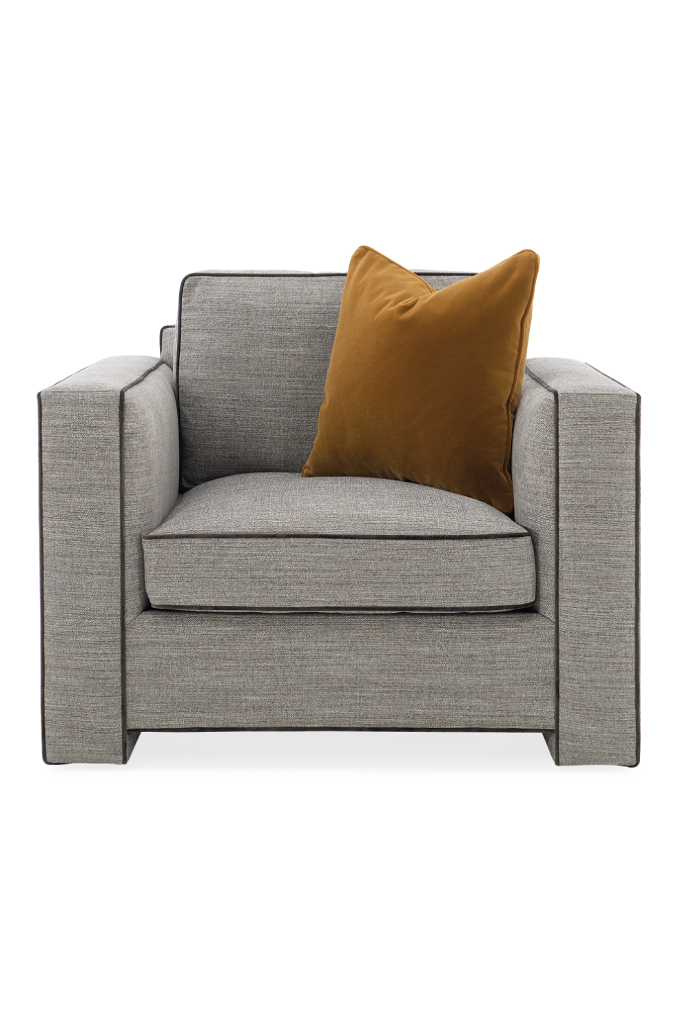 Angular Modern Lounge Chair | Caracole Welt Played | Caracole.eu.com