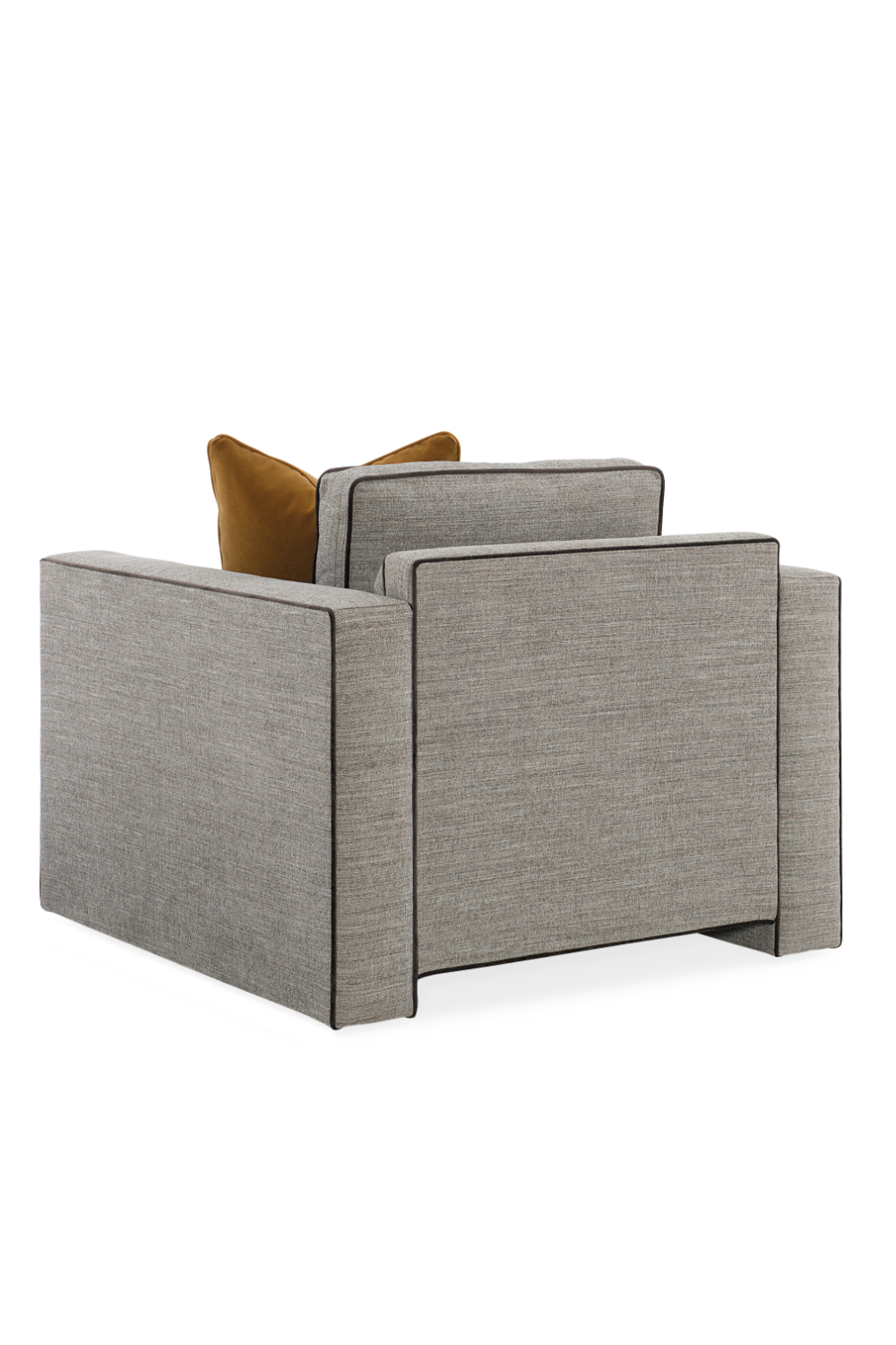 Angular Modern Lounge Chair | Caracole Welt Played | Caracole.eu.com