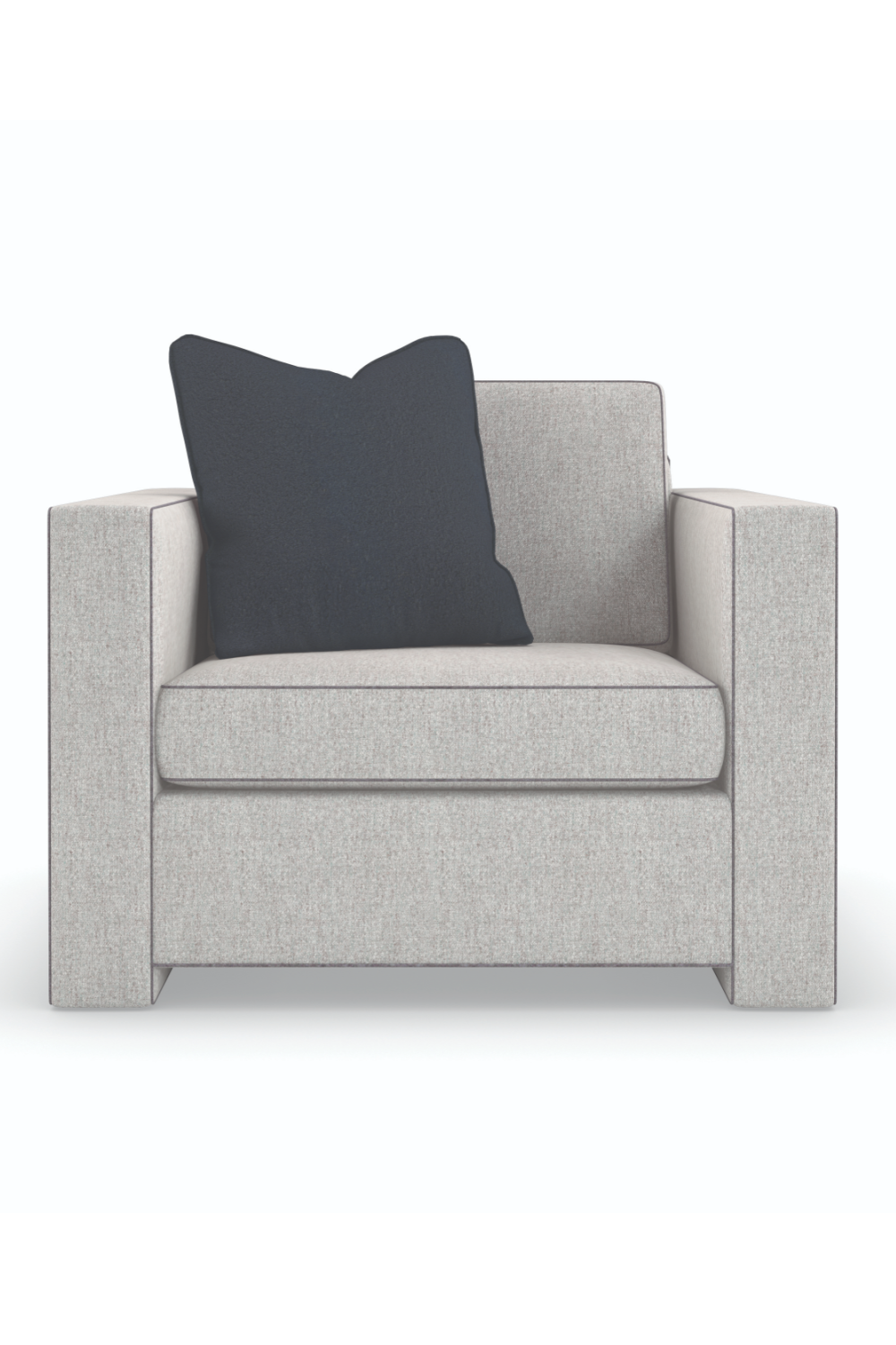 Angular Modern Lounge Chair | Caracole Welt Played | Caracole.eu.com