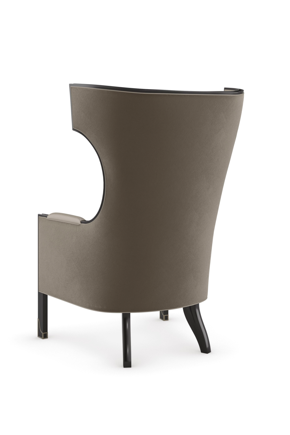 Gray Velvet Wingback Chair | Caracole Wing Tip | Caracole.eu.com
