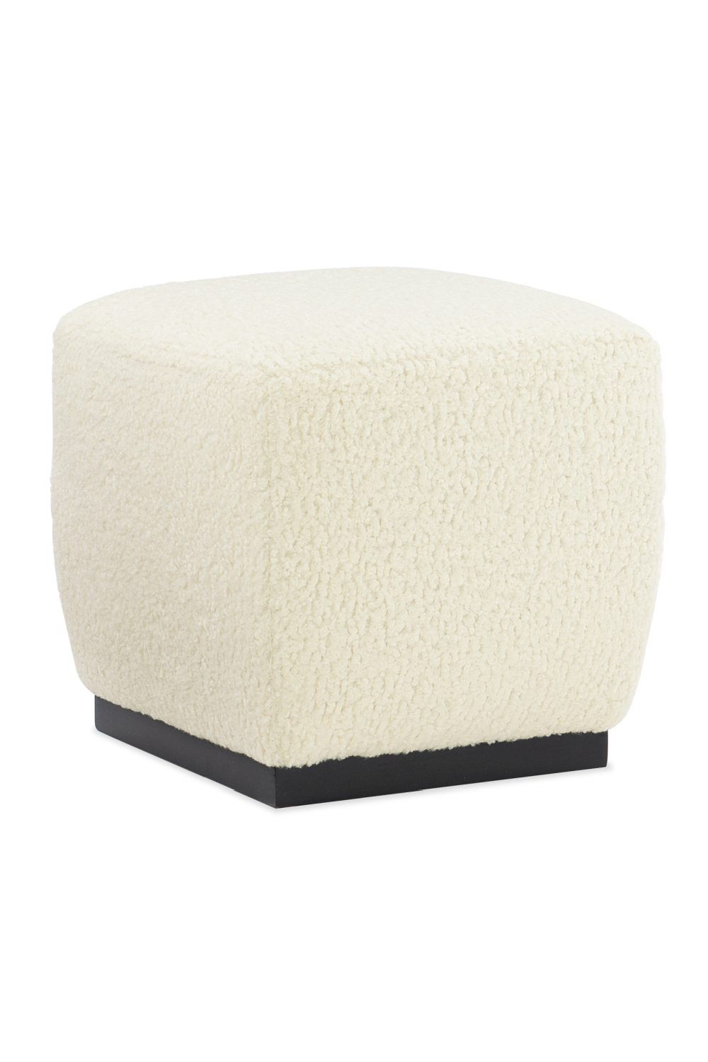 White Square Ottoman | Caracole Marshmallow | Caracole.eu.com