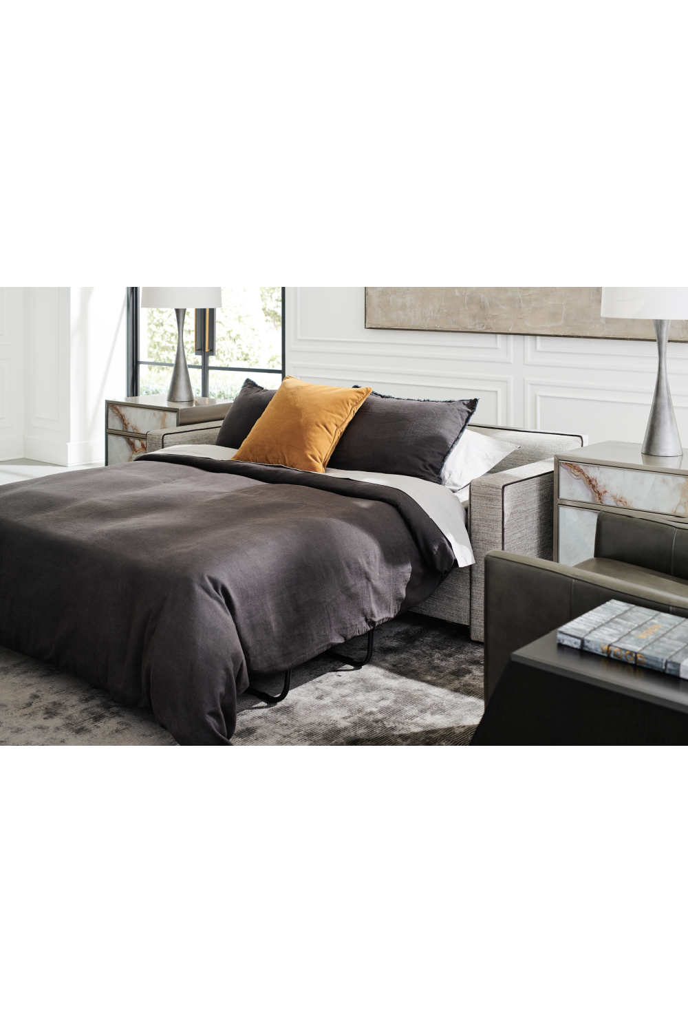 Black Leather Reclining Chair | Caracole Lean On Me | Caracole.eu.com