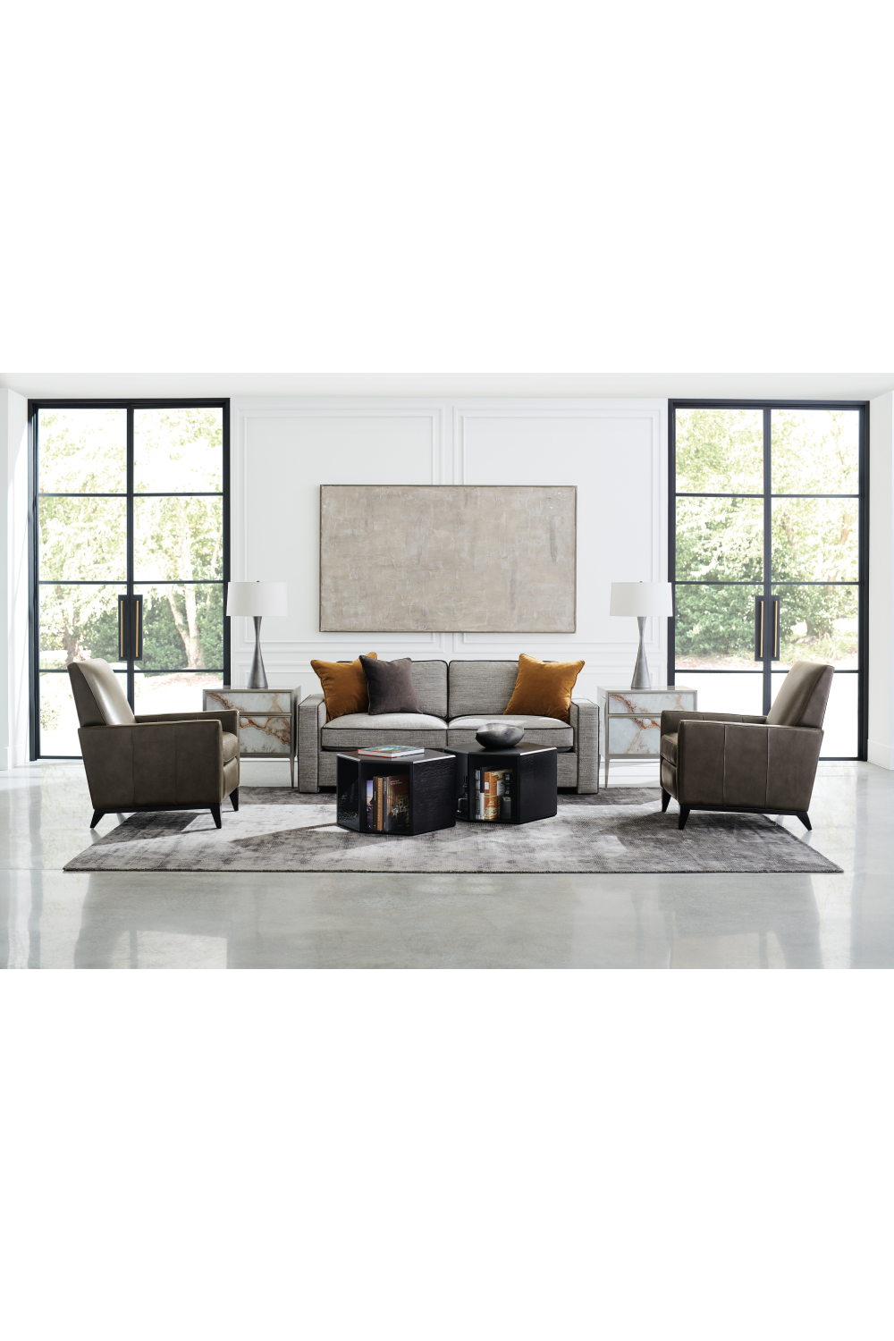 Black Leather Reclining Chair | Caracole Lean On Me | Caracole.eu.com