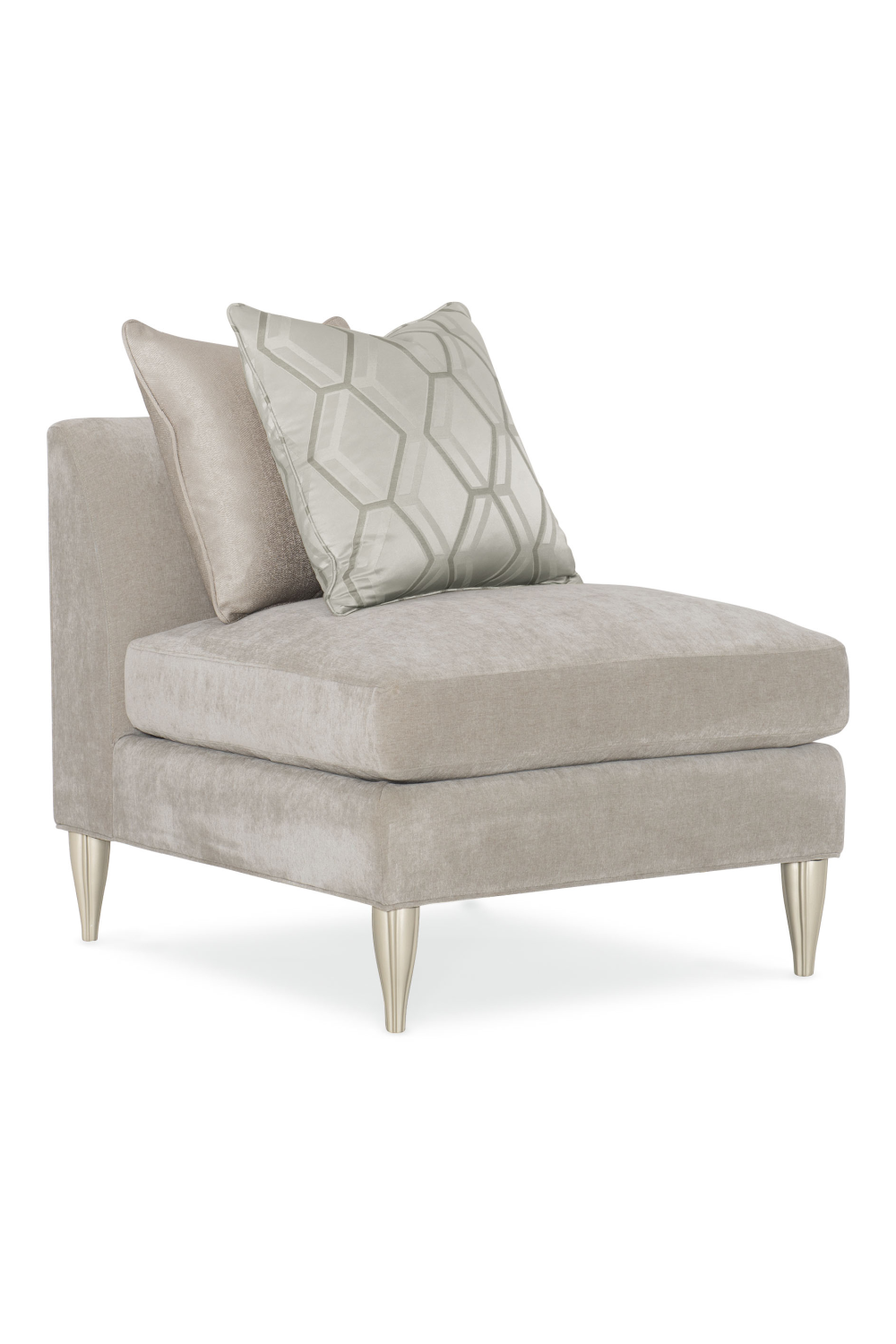 Taupe Modern Sectional Sofa | Caracole Fret Knot | Caracole.eu.com