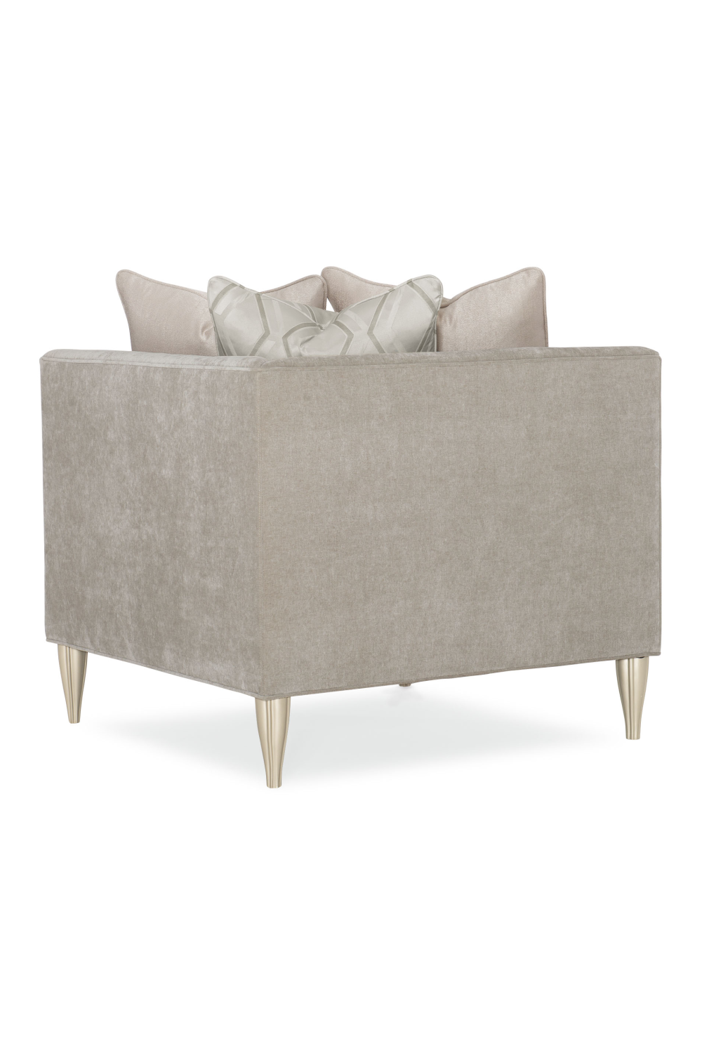 Taupe Modern Sectional Sofa | Caracole Fret Knot | Caracole.eu.com