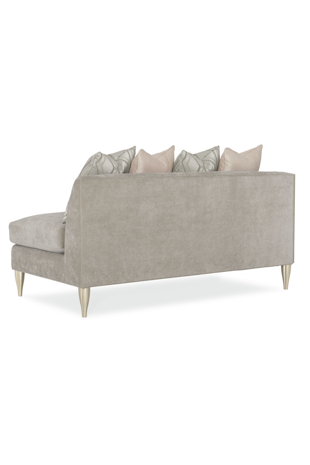 Taupe Modern Sectional Sofa | Caracole Fret Knot | Caracole.eu.com