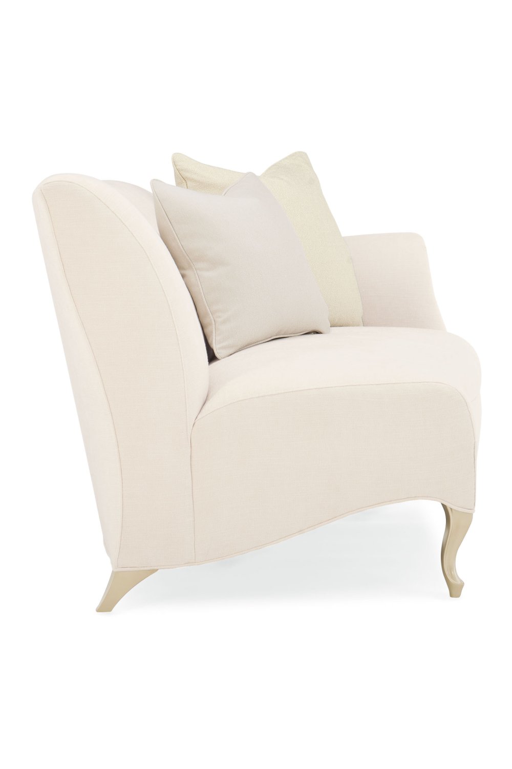 Scrolled Arm Loveseat | Caracole Two To Tango | Caracole.eu.com