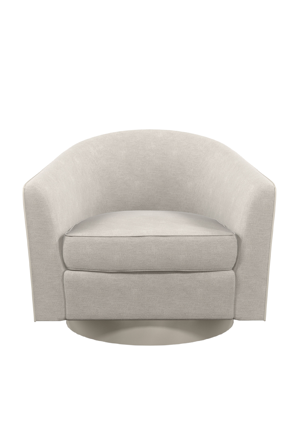 Gray Quilted Swivel Chair | Caracole Fanciful | Caracole.eu.com
