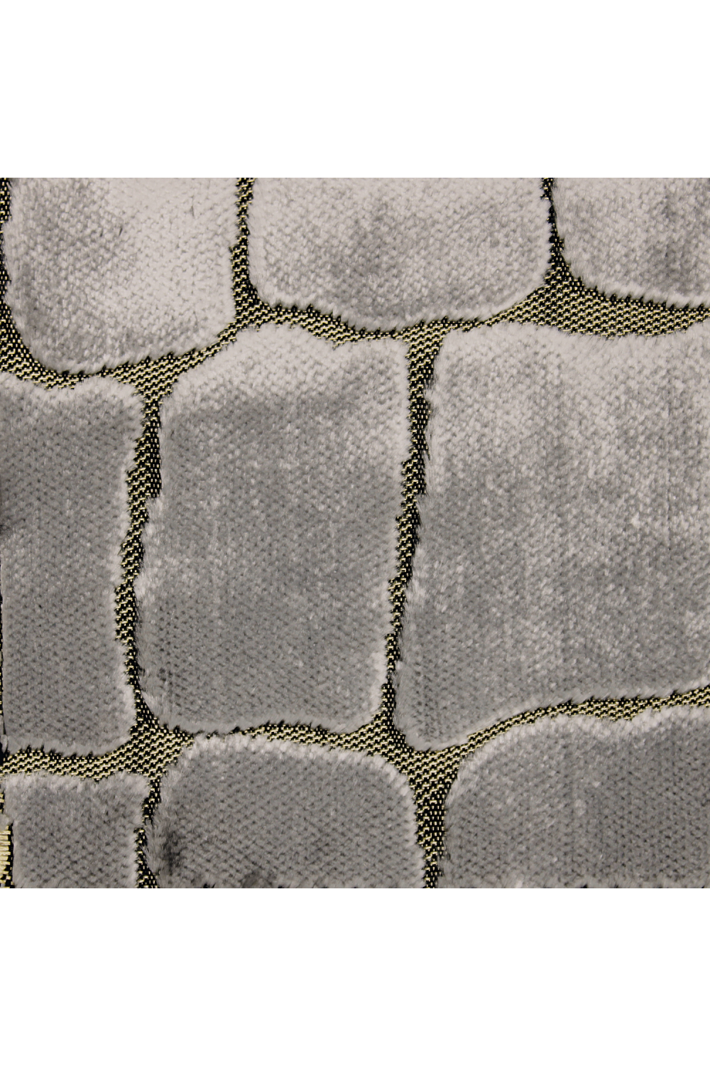 Mosaic Velvet Accent Ottoman | Caracole Multiple Choice | Caracole.eu.com