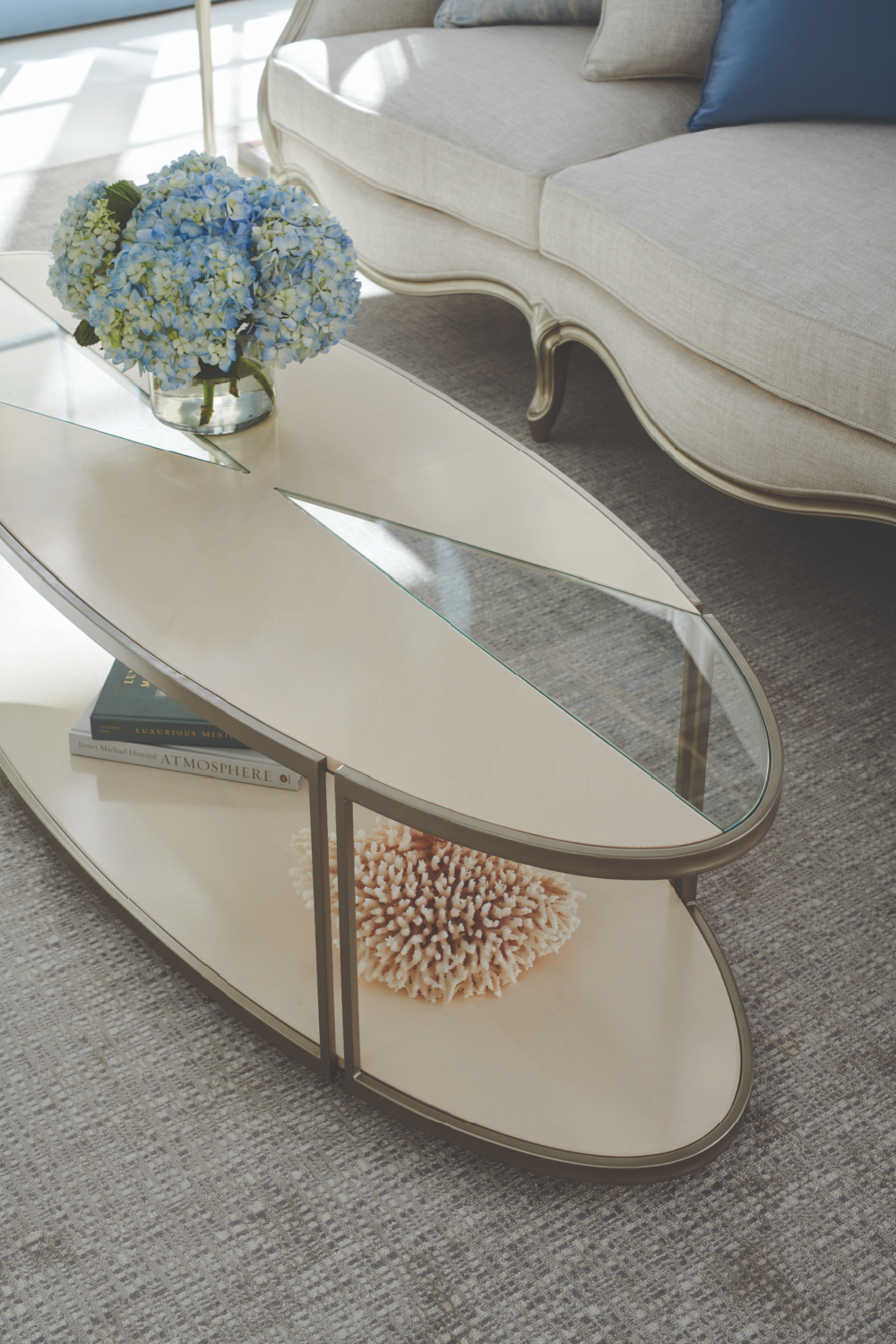 Silver Paint Sofa | Caracole Special Invitation | Caracole.eu.com