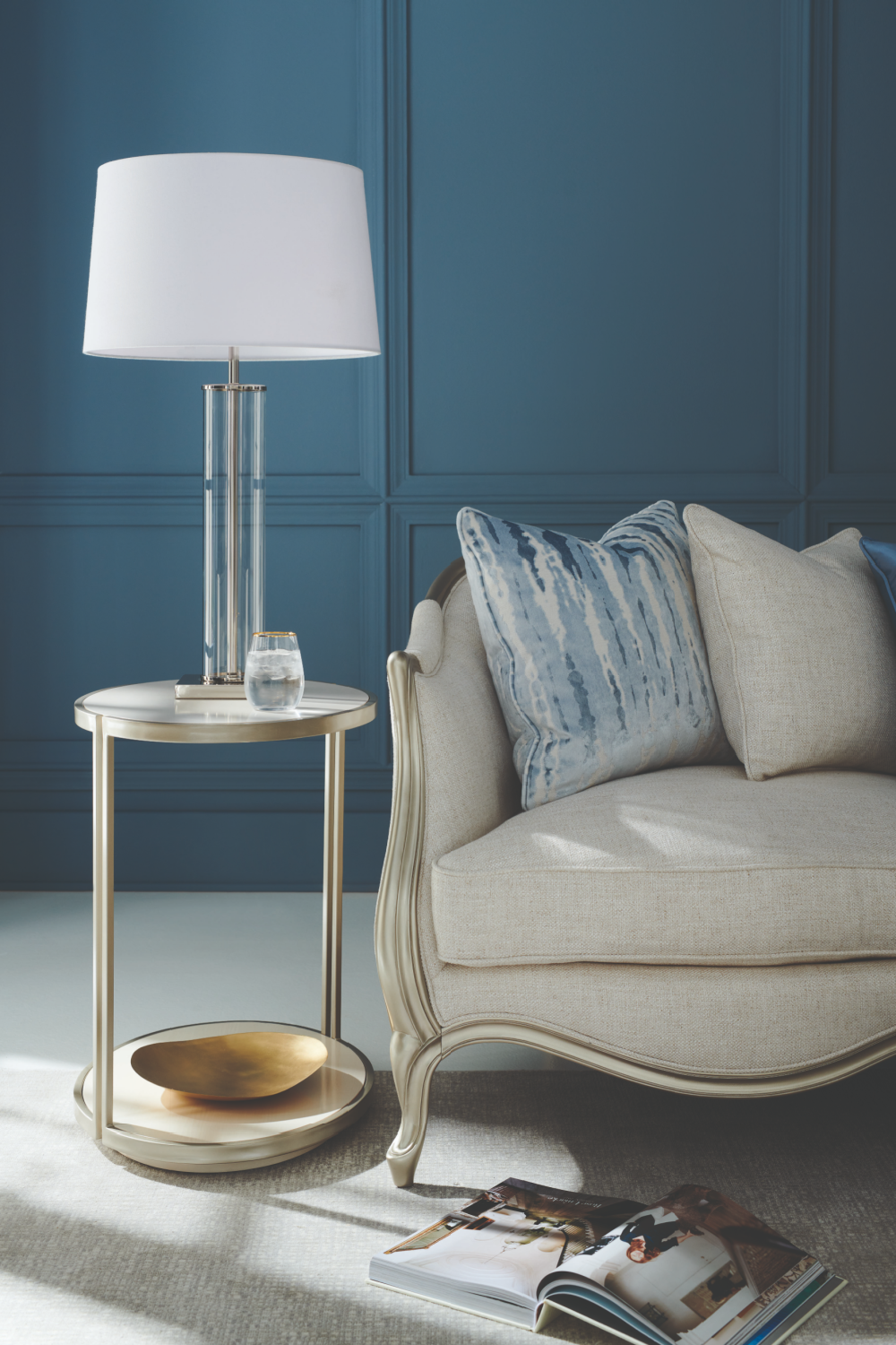 Silver Paint Sofa | Caracole Special Invitation | Caracole.eu.com