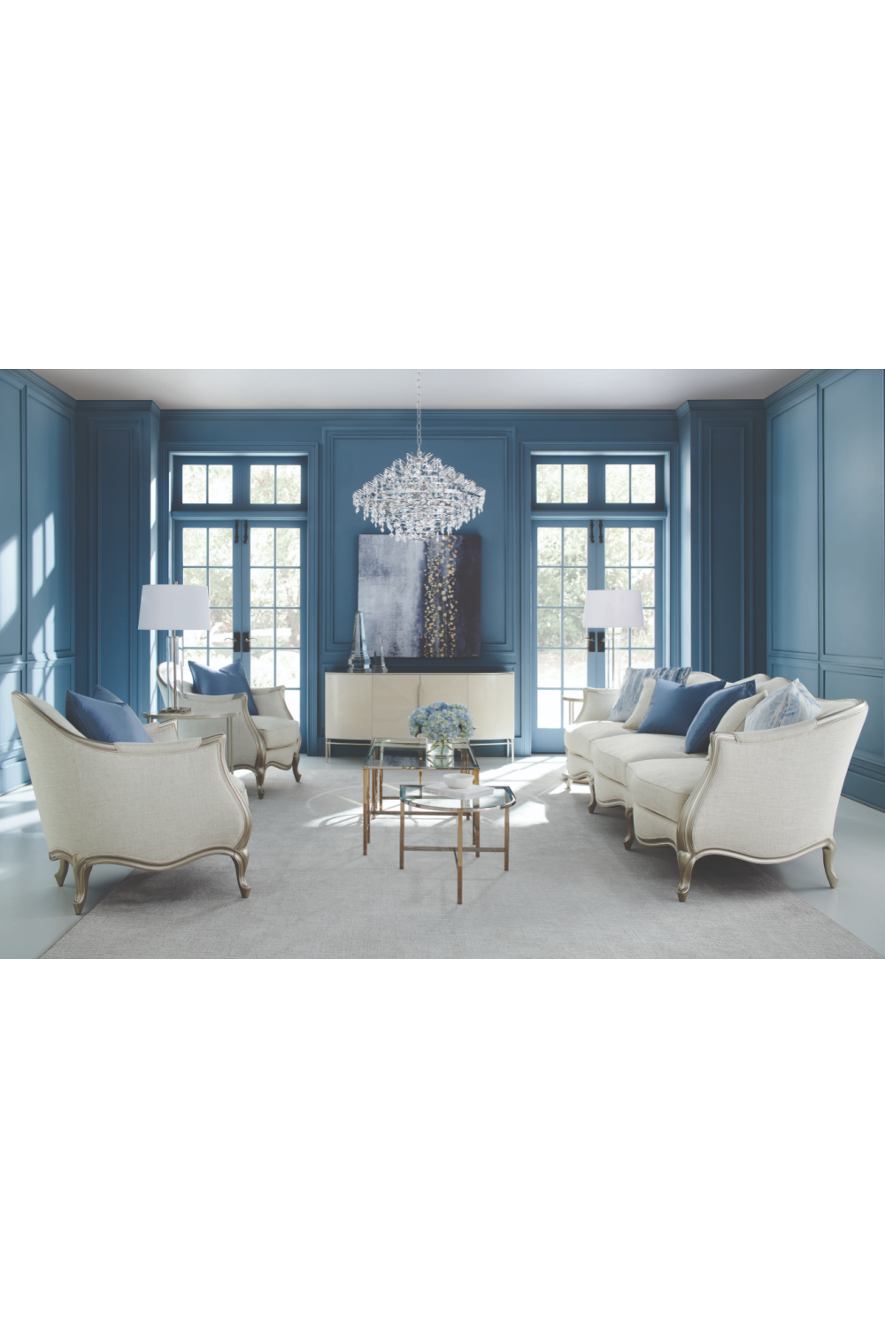 Silver Paint Sofa | Caracole Special Invitation | Caracole.eu.com