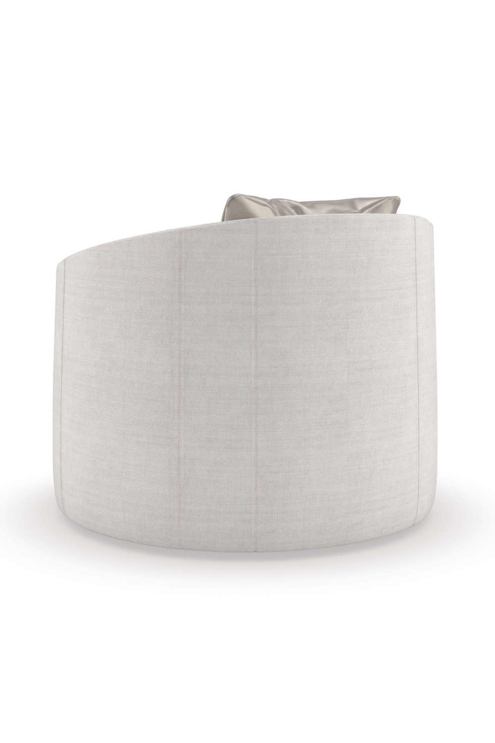 Gray Rounded Swivel Chair | Caracole You Complete Me | Caracole.eu.com