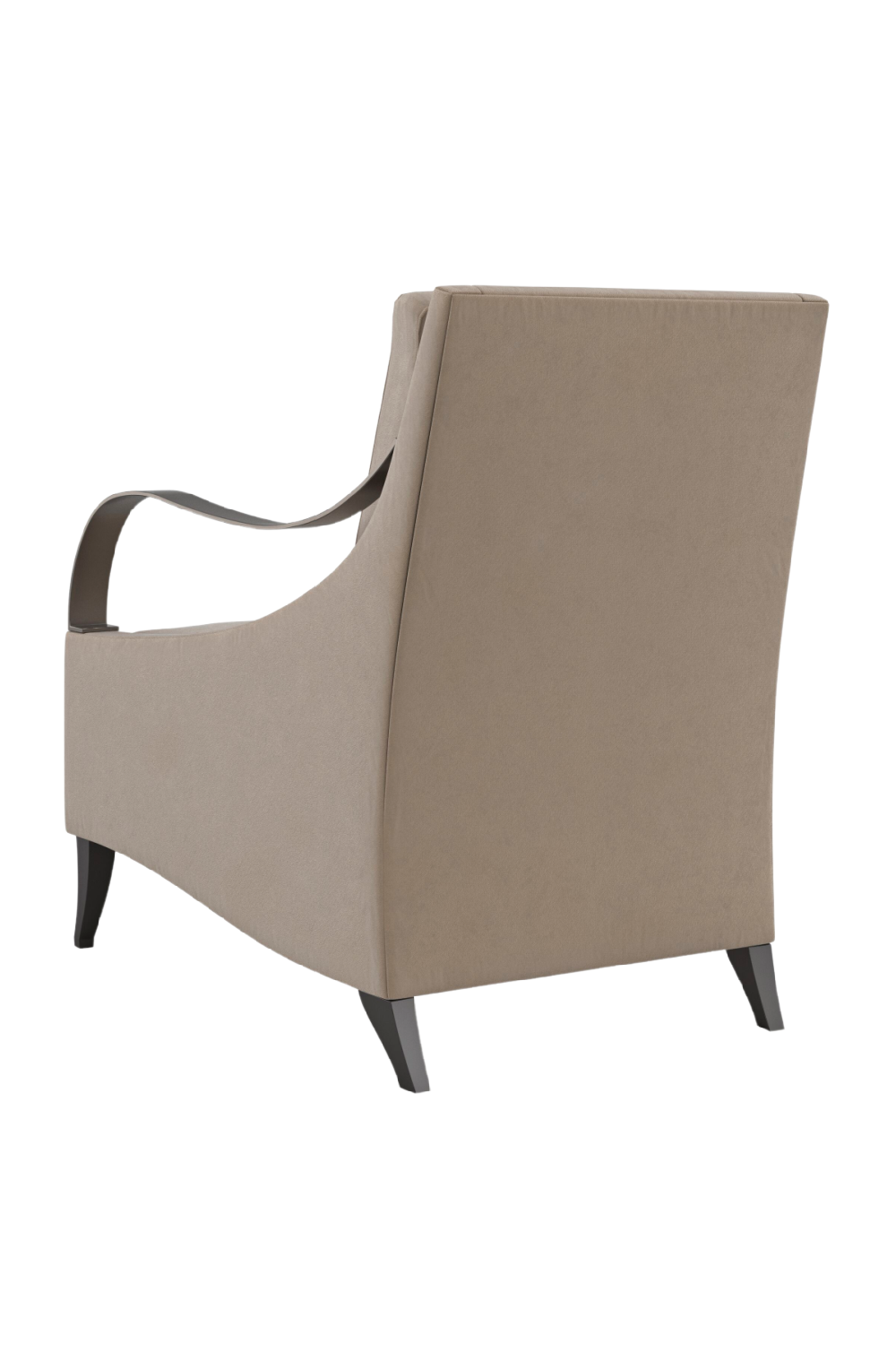 Brown Velvet Lounge Chair | Caracole Slippery Slope | Caracole.eu.com