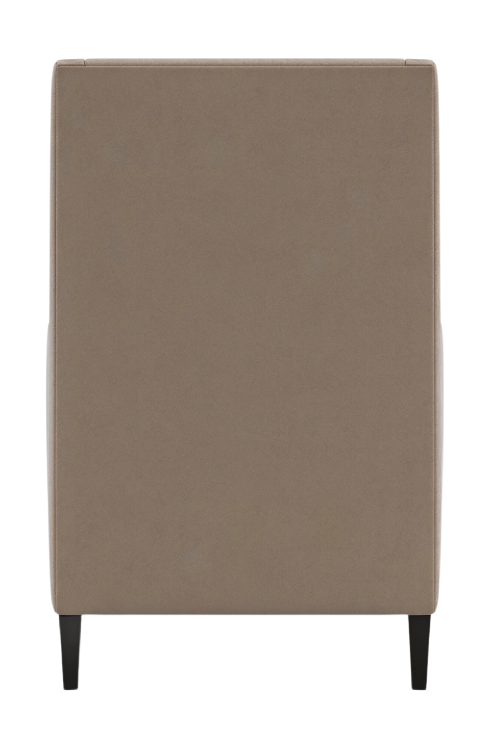 Brown Velvet Lounge Chair | Caracole Slippery Slope | Caracole.eu.com