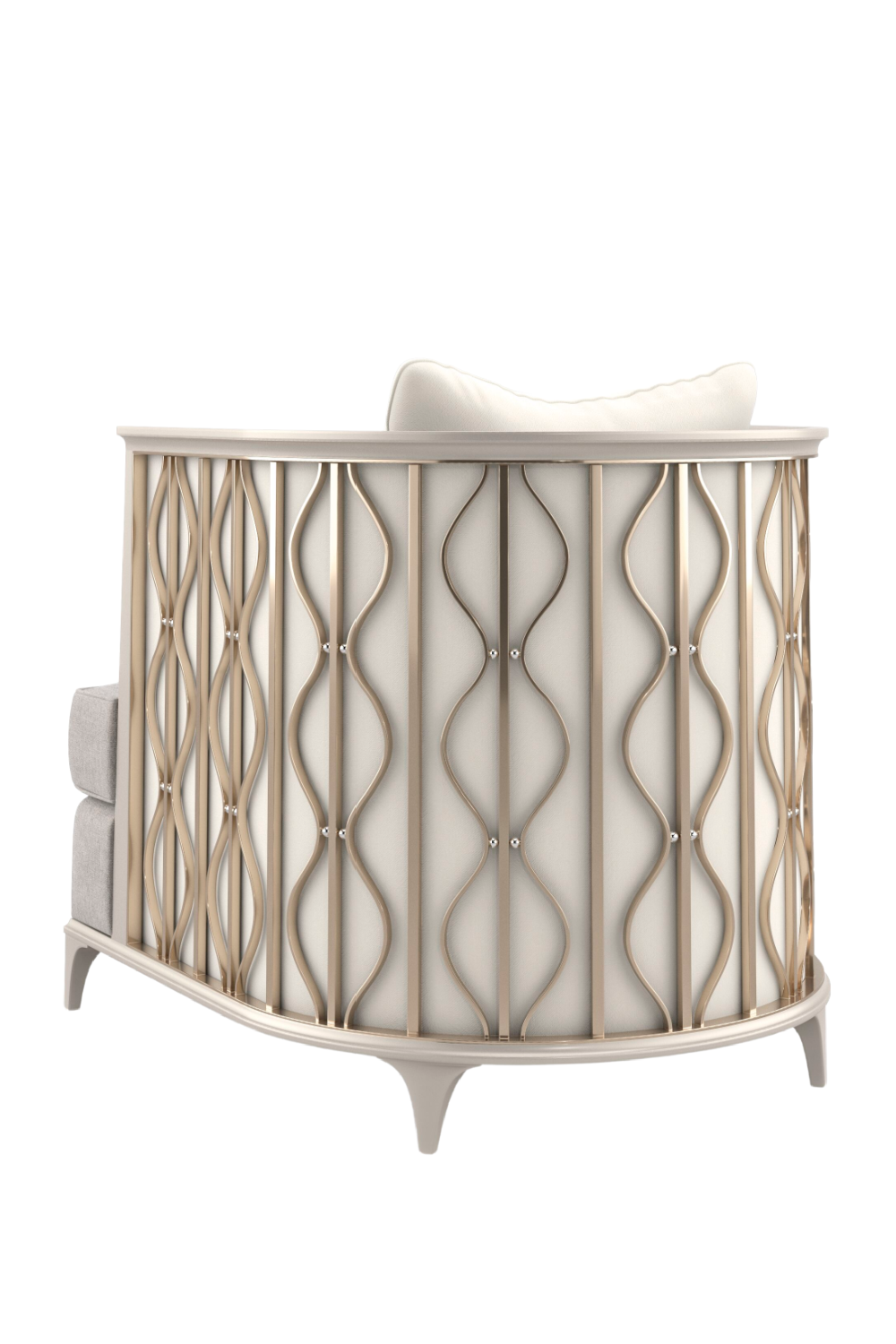 Gray Statement Lounge Chair | Caracole Back In Style | Caracole.eu.com