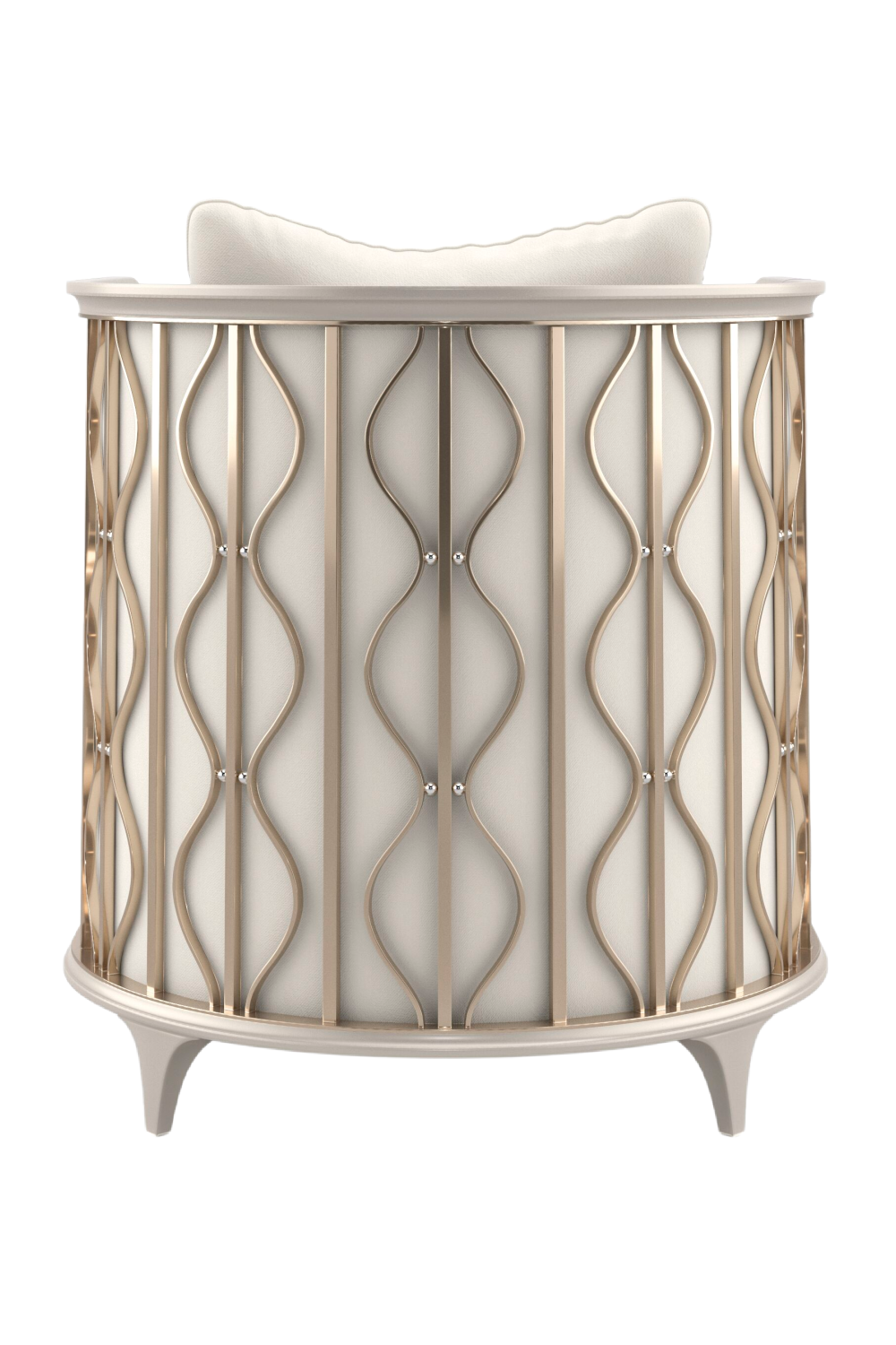 Gray Statement Lounge Chair | Caracole Back In Style | Caracole.eu.com