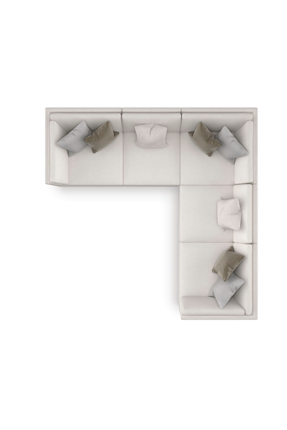 Modern Chenille Modular Sofa | Caracole Deep Retreat | Caracole.eu.com