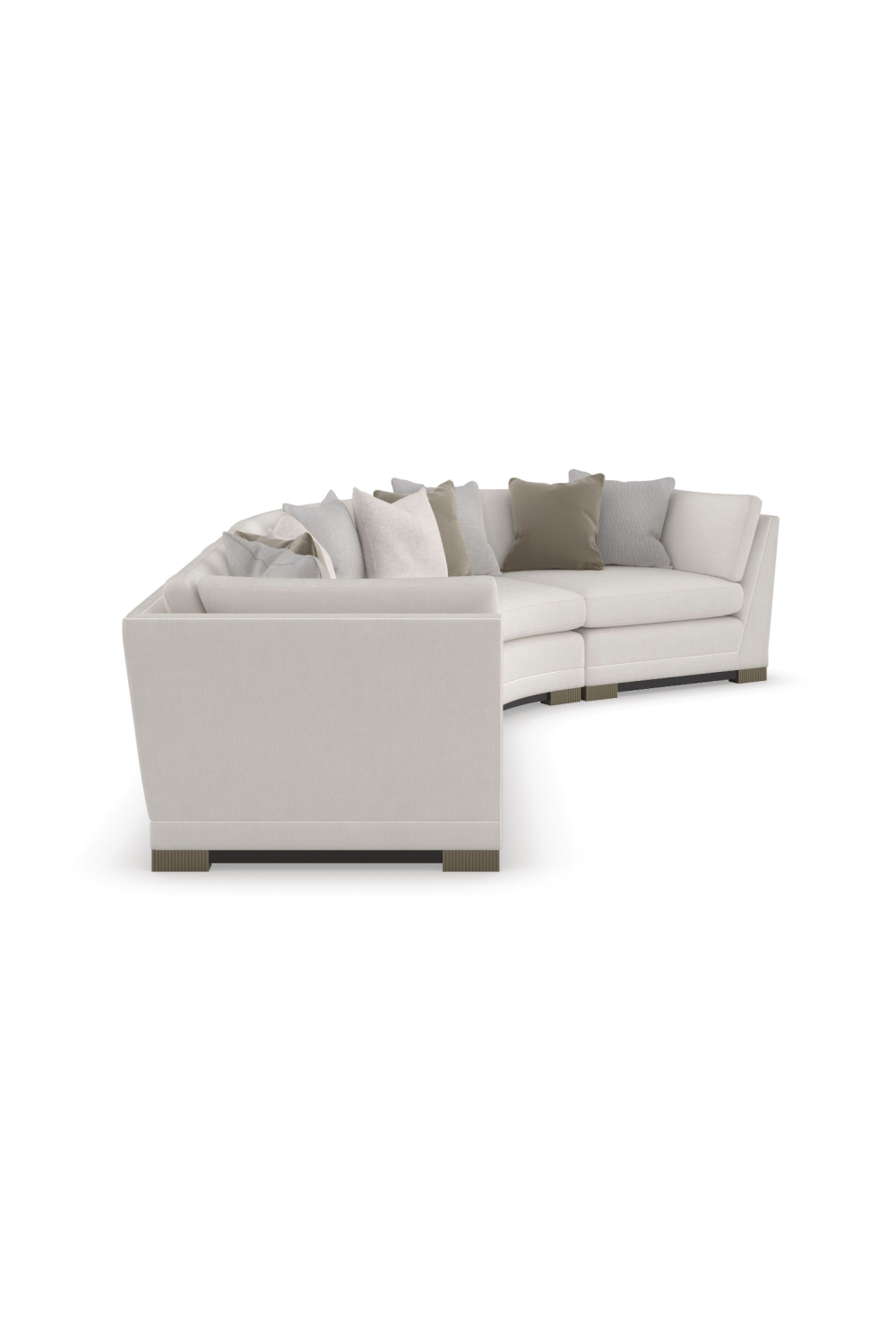 Modern Chenille Modular Sofa | Caracole Deep Retreat | Caracole.eu.com