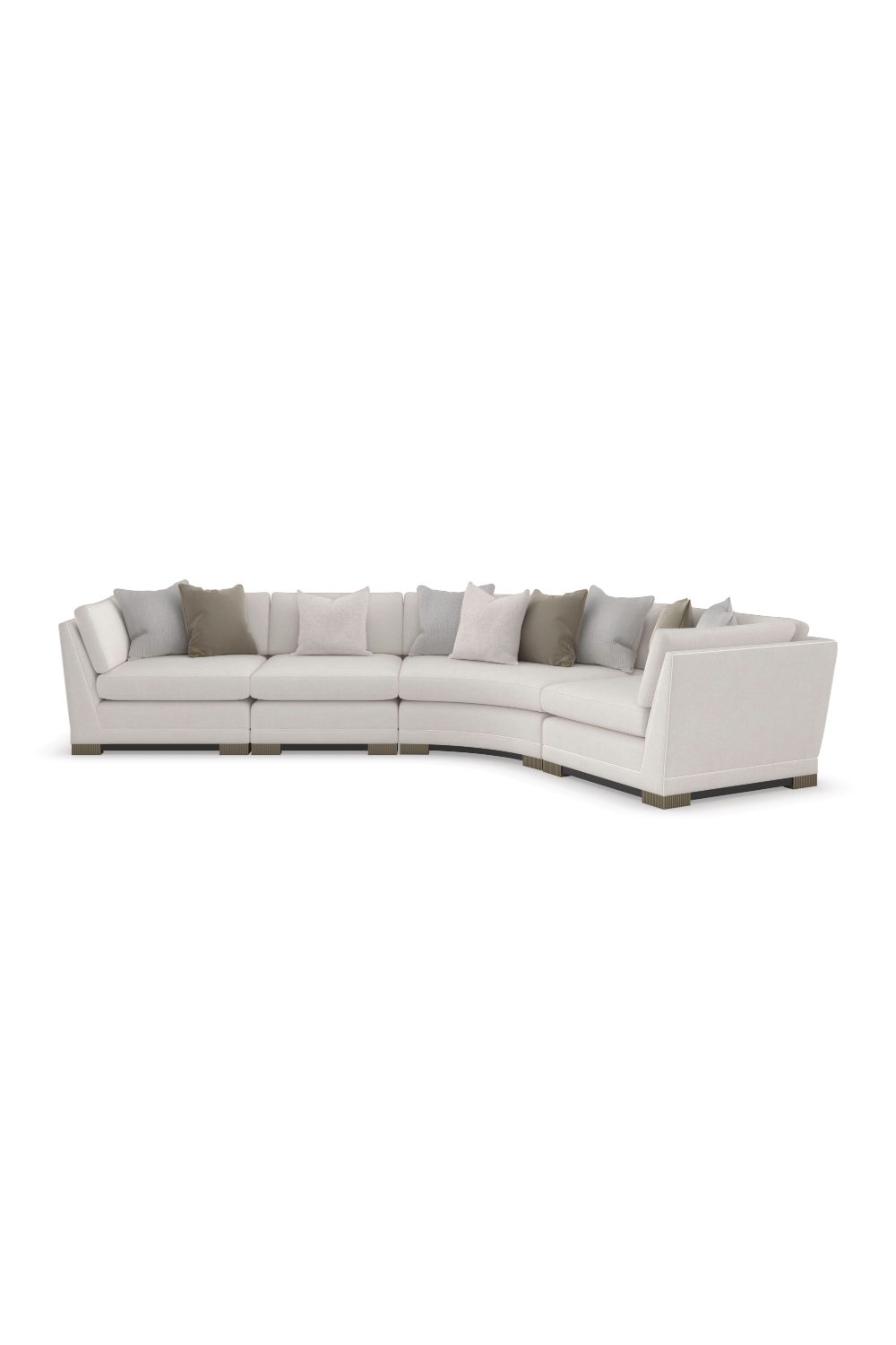 Modern Chenille Modular Sofa | Caracole Deep Retreat | Caracole.eu.com