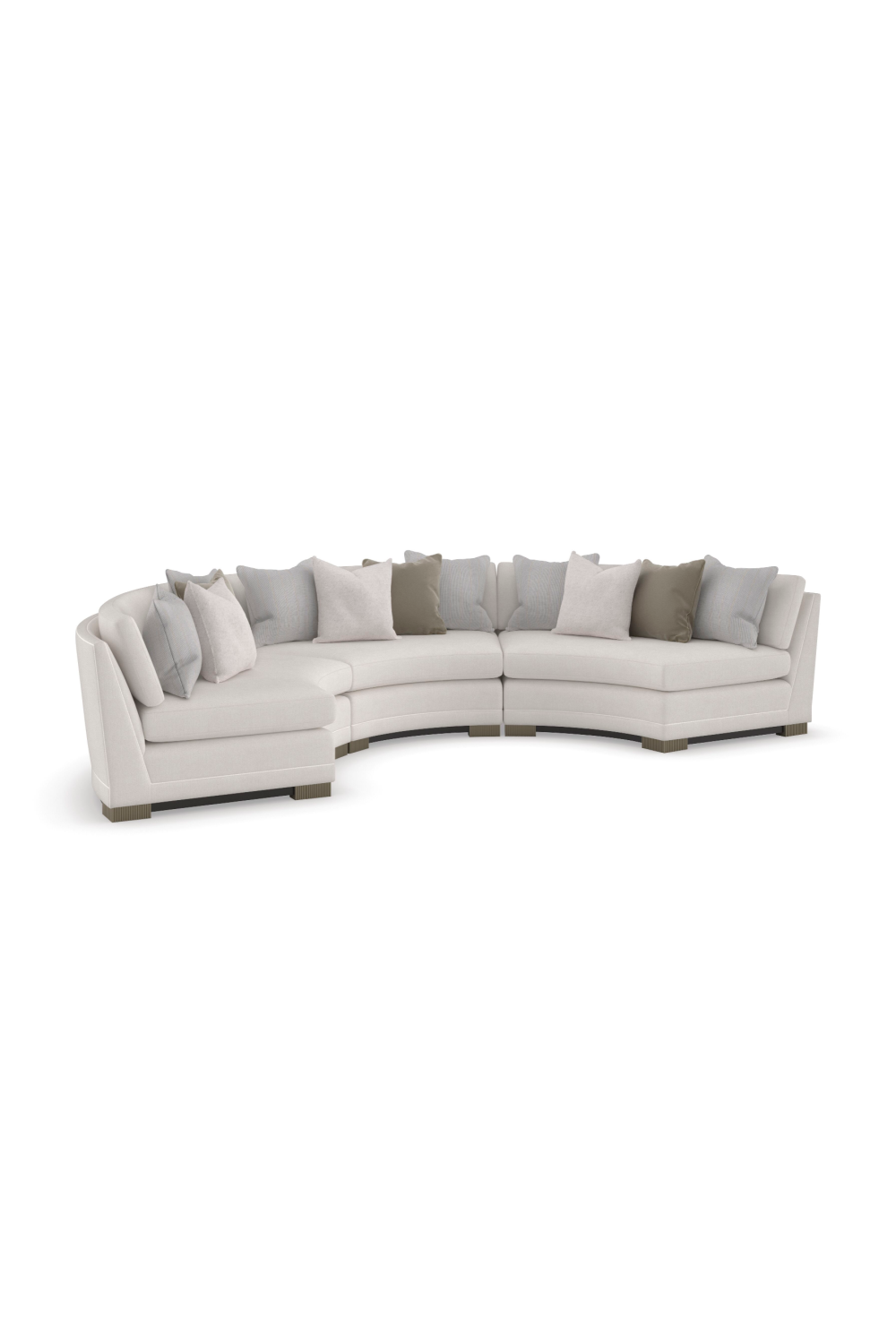 Modern Chenille Modular Sofa | Caracole Deep Retreat | Caracole.eu.com