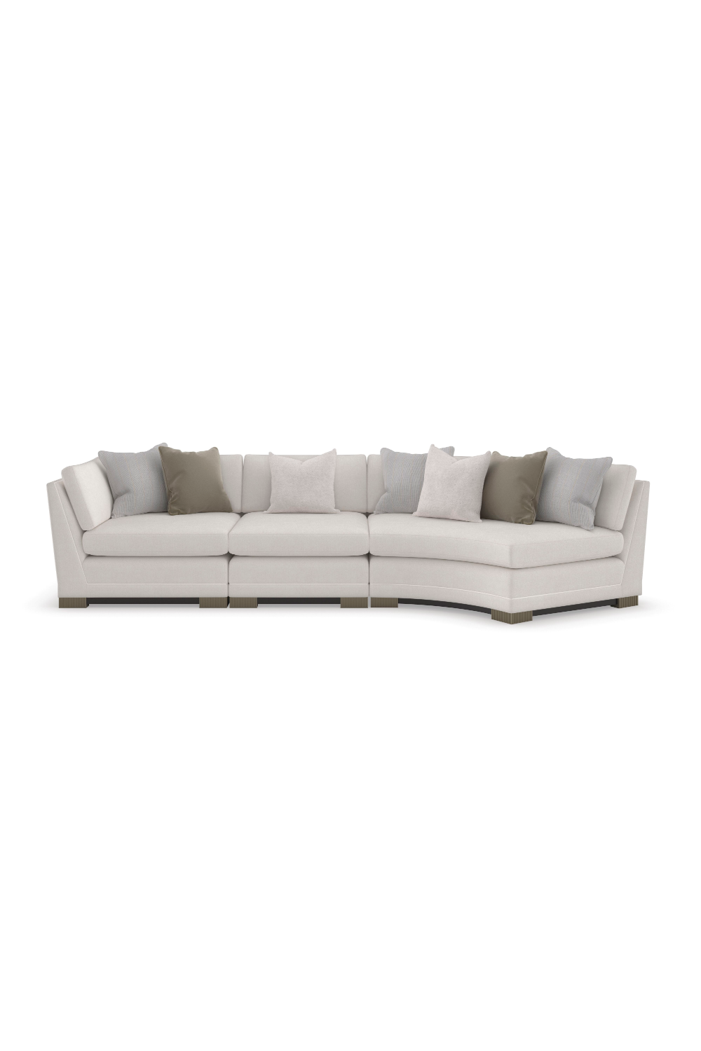 Modern Chenille Modular Sofa | Caracole Deep Retreat | Caracole.eu.com
