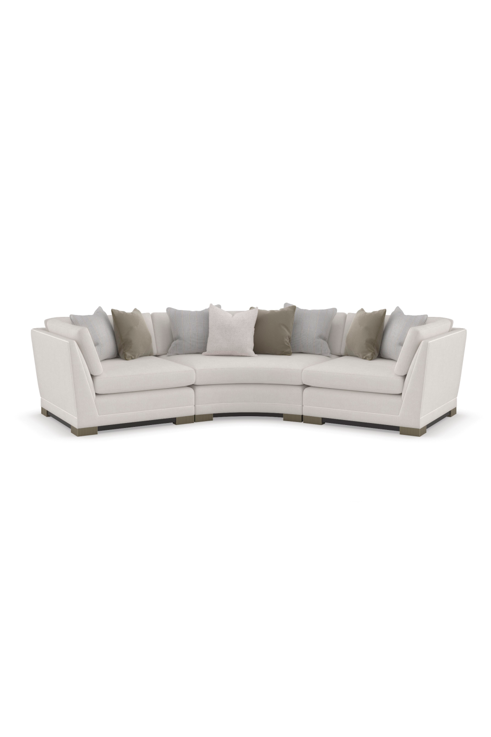 Modern Chenille Modular Sofa | Caracole Deep Retreat | Caracole.eu.com