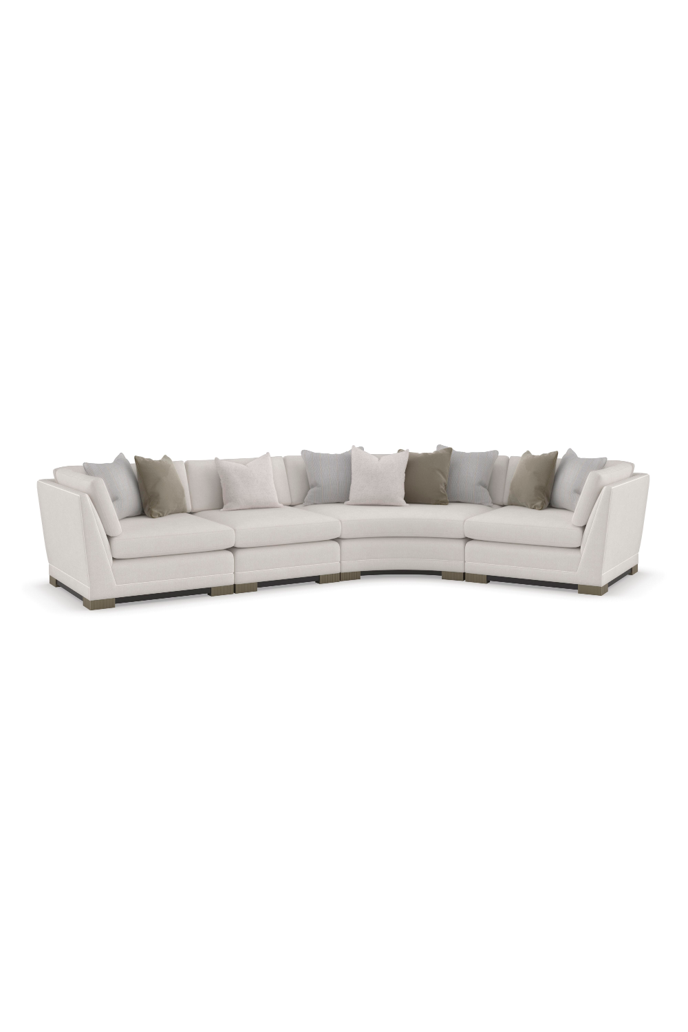 Modern Chenille Modular Sofa | Caracole Deep Retreat | Caracole.eu.com