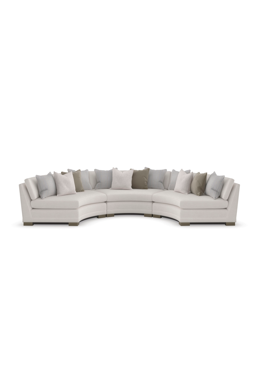 Modern Chenille Modular Sofa | Caracole Deep Retreat | Caracole.eu.com