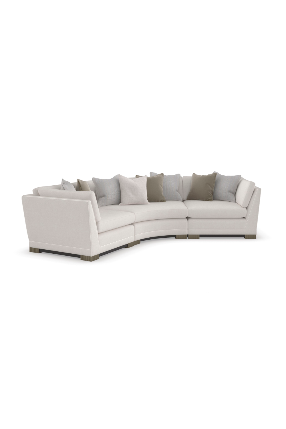 Modern Chenille Modular Sofa | Caracole Deep Retreat | Caracole.eu.com