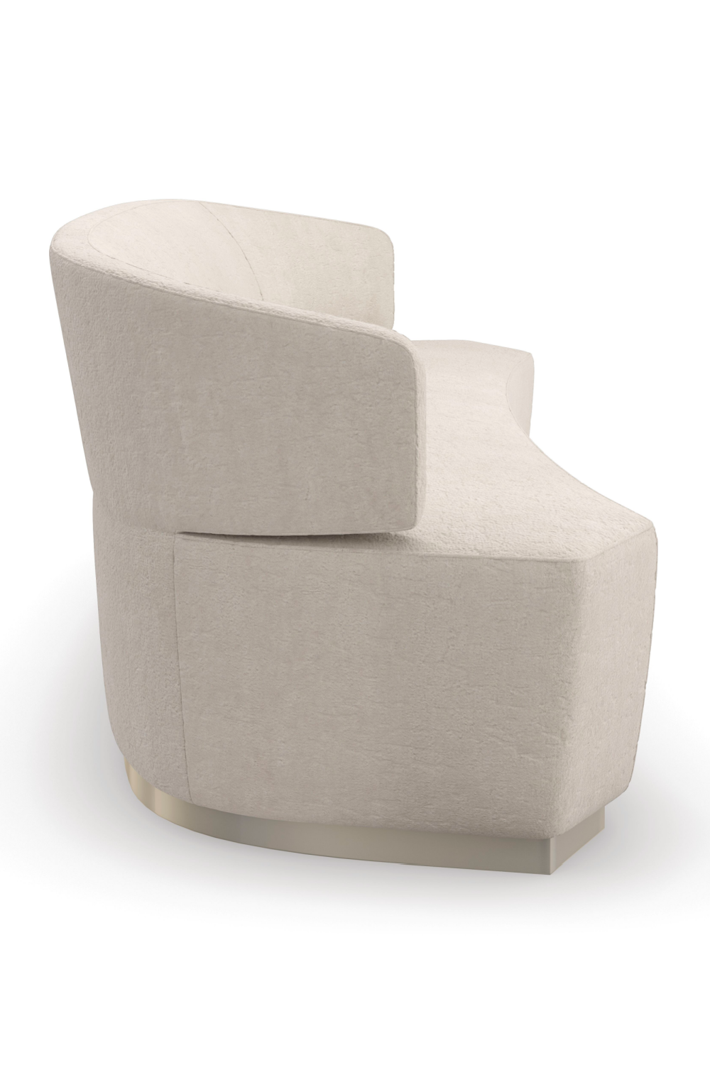 Curved Velvet Sofa | Caracole Olympia | Caracole.eu.com