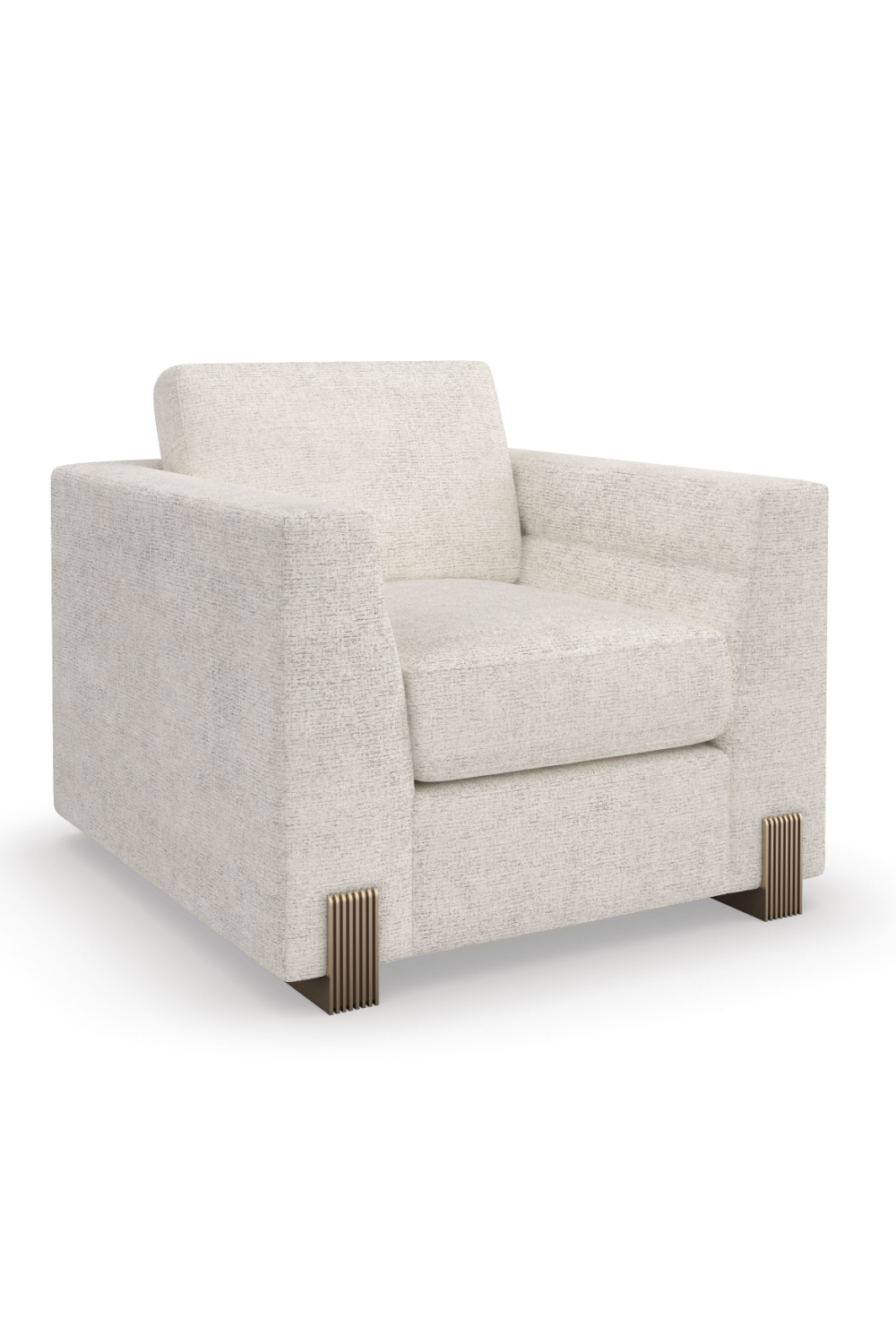 Woven Fabric Lounge Chair | Caracole Counter Balance | Caracole.eu.com