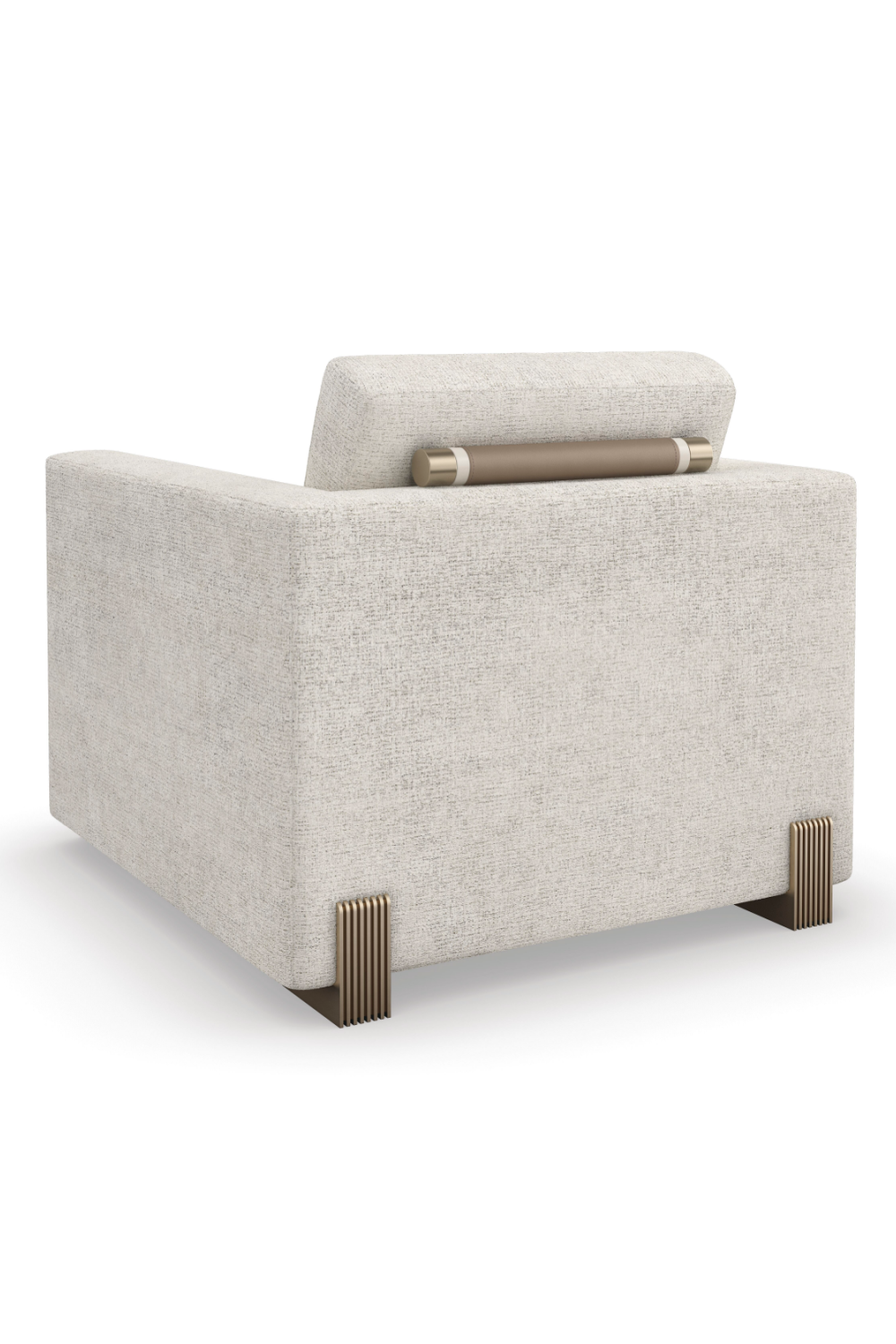 Woven Fabric Lounge Chair | Caracole Counter Balance | Caracole.eu.com