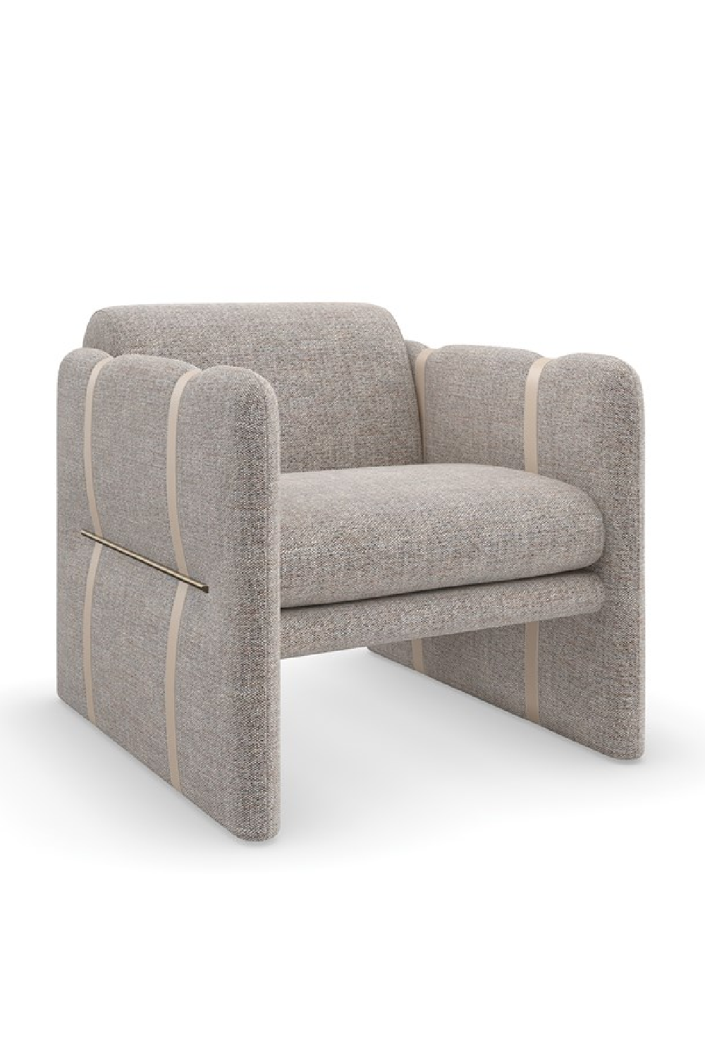 Taupe Lounge Armchair | Caracole Cigar Club | Caracole.eu.com