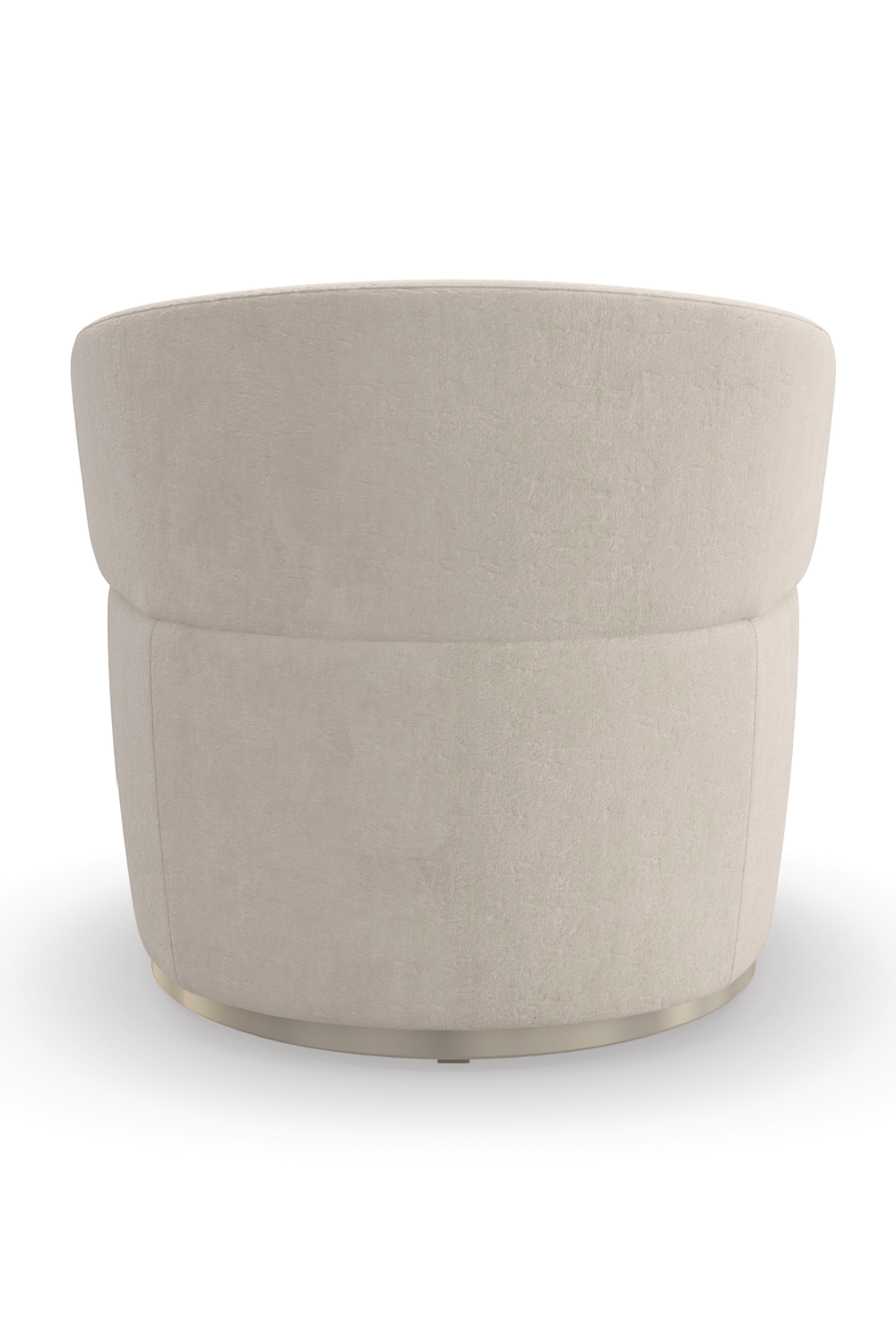 Cream Velvet Swivel Chair | Caracole Olympia | Caracole.eu.com
