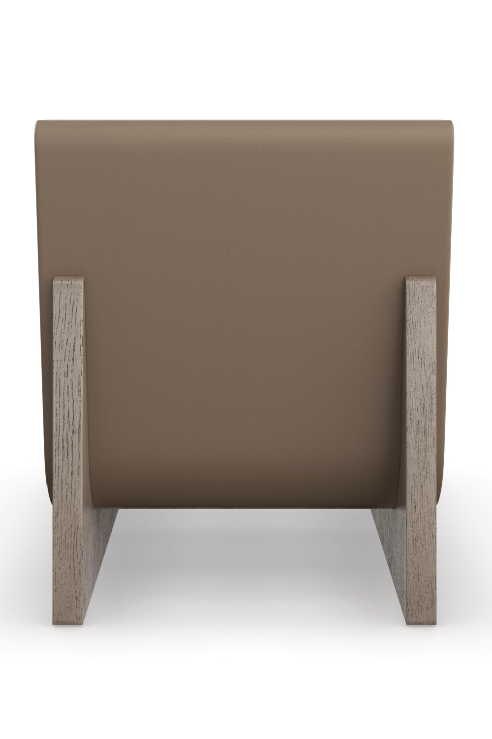 Taupe Velvet Accent Chair | Caracole You Sleigh Me | Caracole.eu.com
