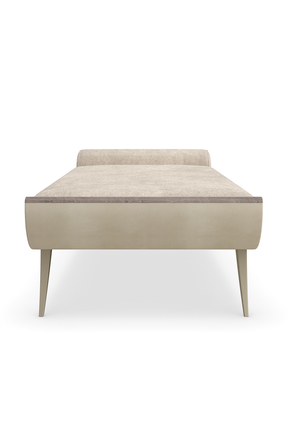 Cream Velvet Chaise | Caracole Nice | Caracole.eu.com