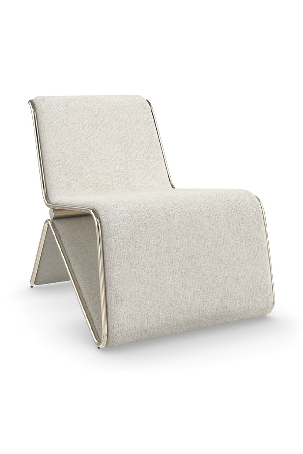 Modern Sculptural Lounge Chair | Caracole Parallax | Caracole.eu.com