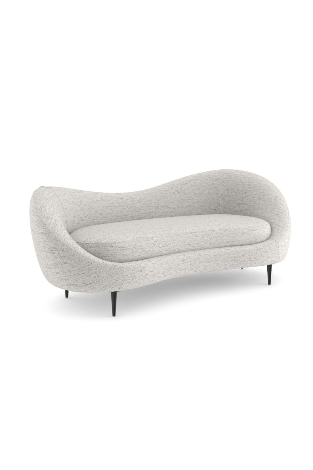 Bean-Shaped Chenille Sofa | Caracole Formosa | Caracole.eu.com