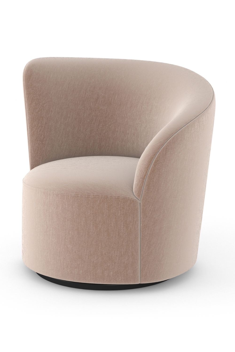 Upholstered Swivel Chair | Caracole Whorl Raf | Caracole.eu.com