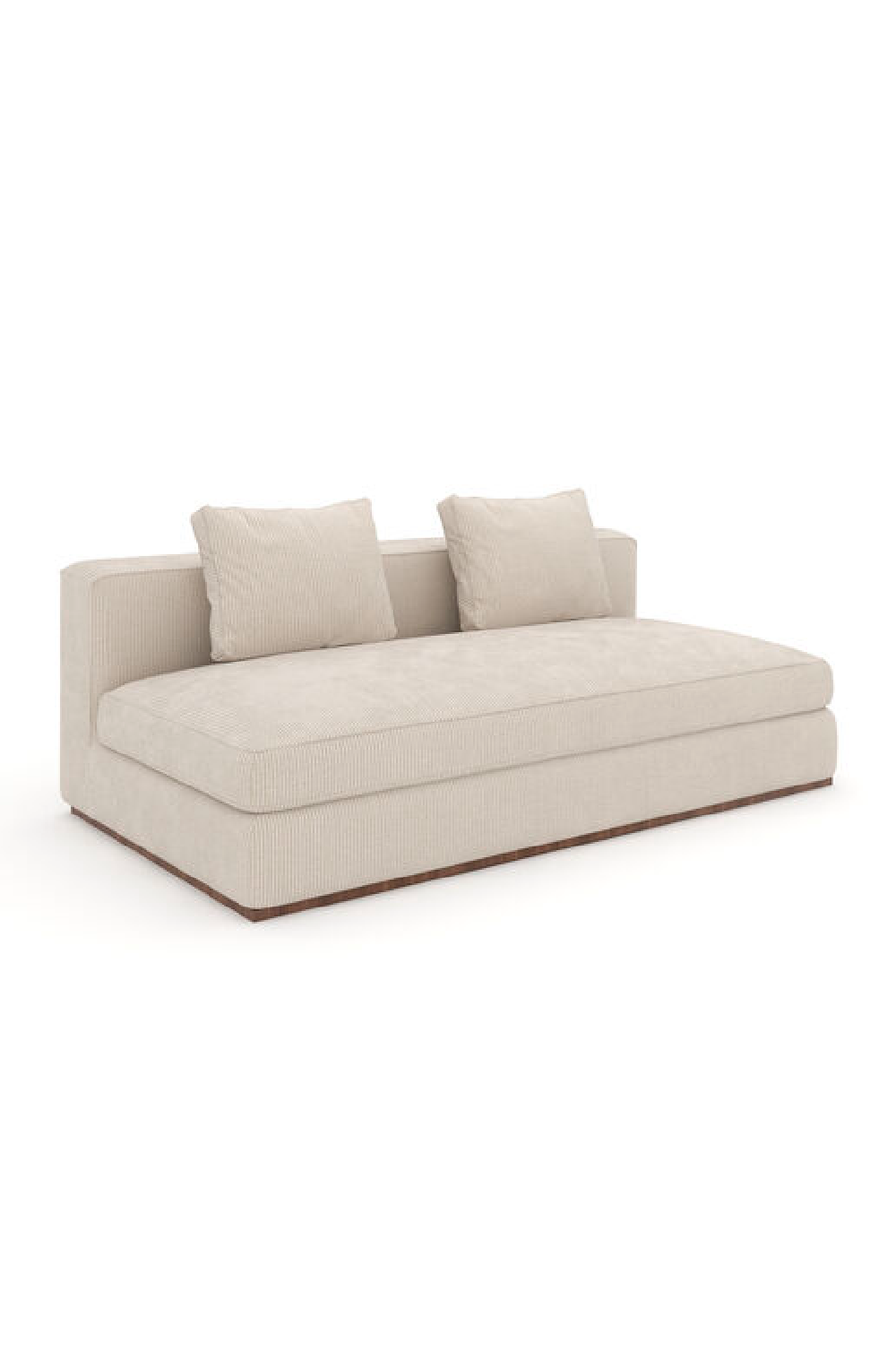 White Upholstered Modular Sofa | Caracole Bello