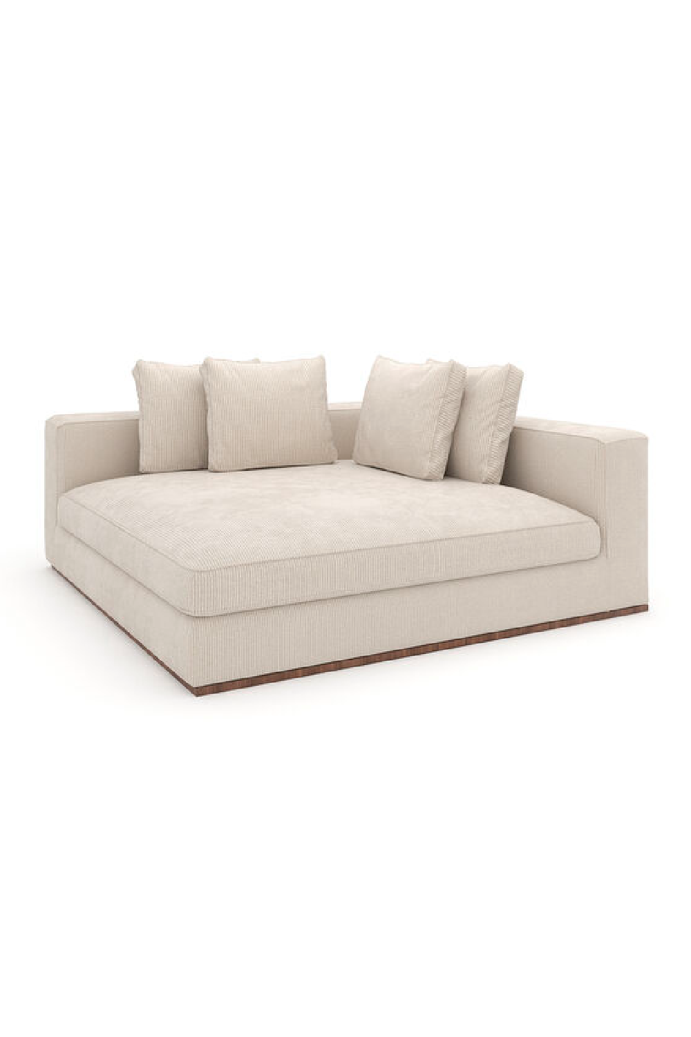 White Upholstered Modular Sofa | Caracole Bello