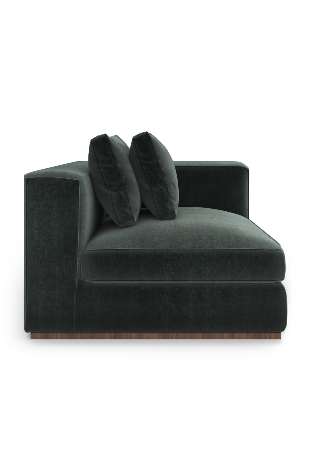 Black Upholstered Modular Sofa | Caracole Bello | Caracole.eu.com
