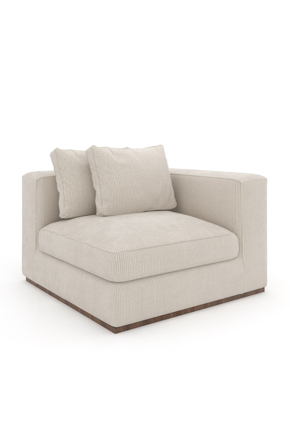 White Upholstered Modular Sofa | Caracole Bello