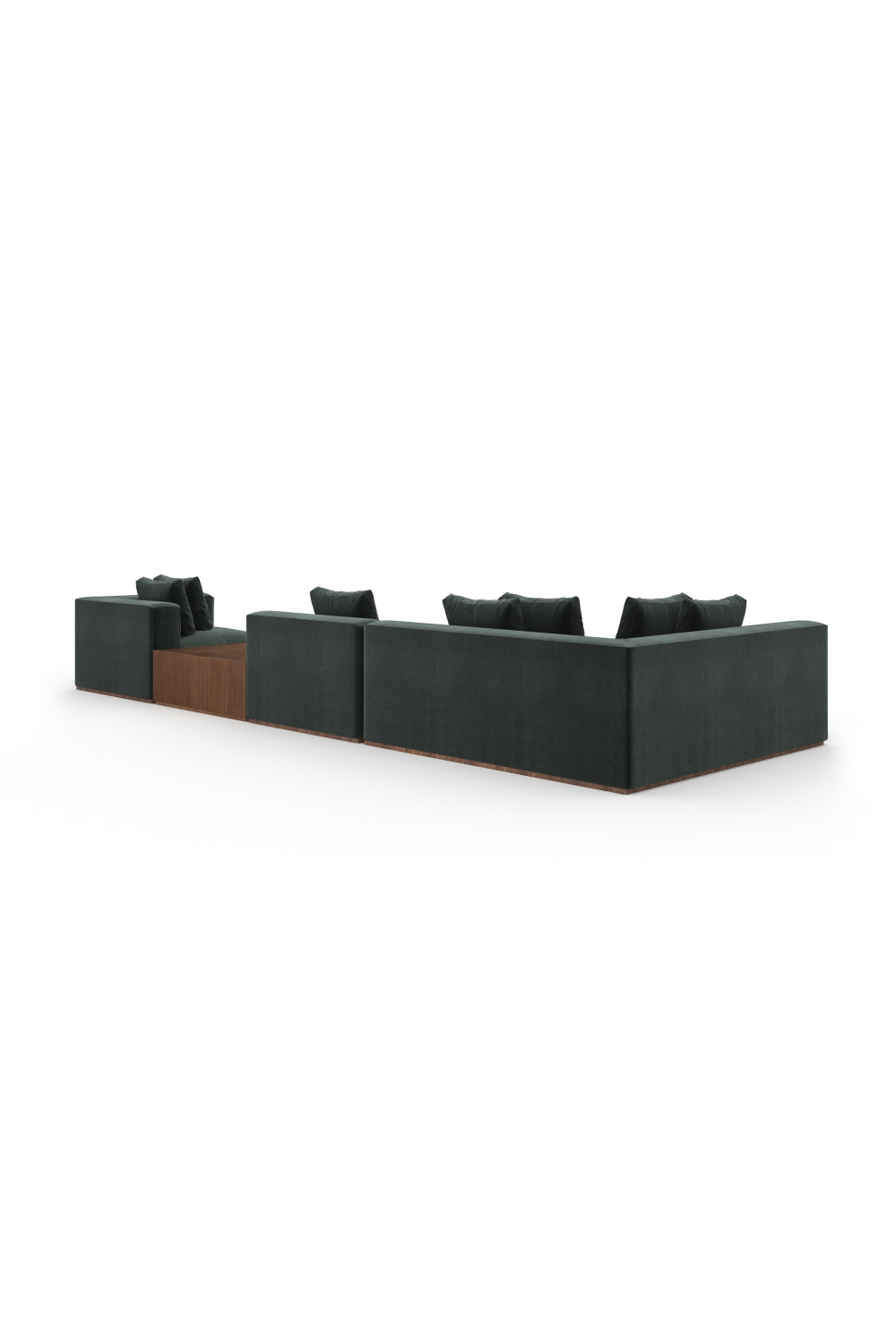 Black Sectional Sofa with Chaise | Caracole Bello | Caracole.eu.com