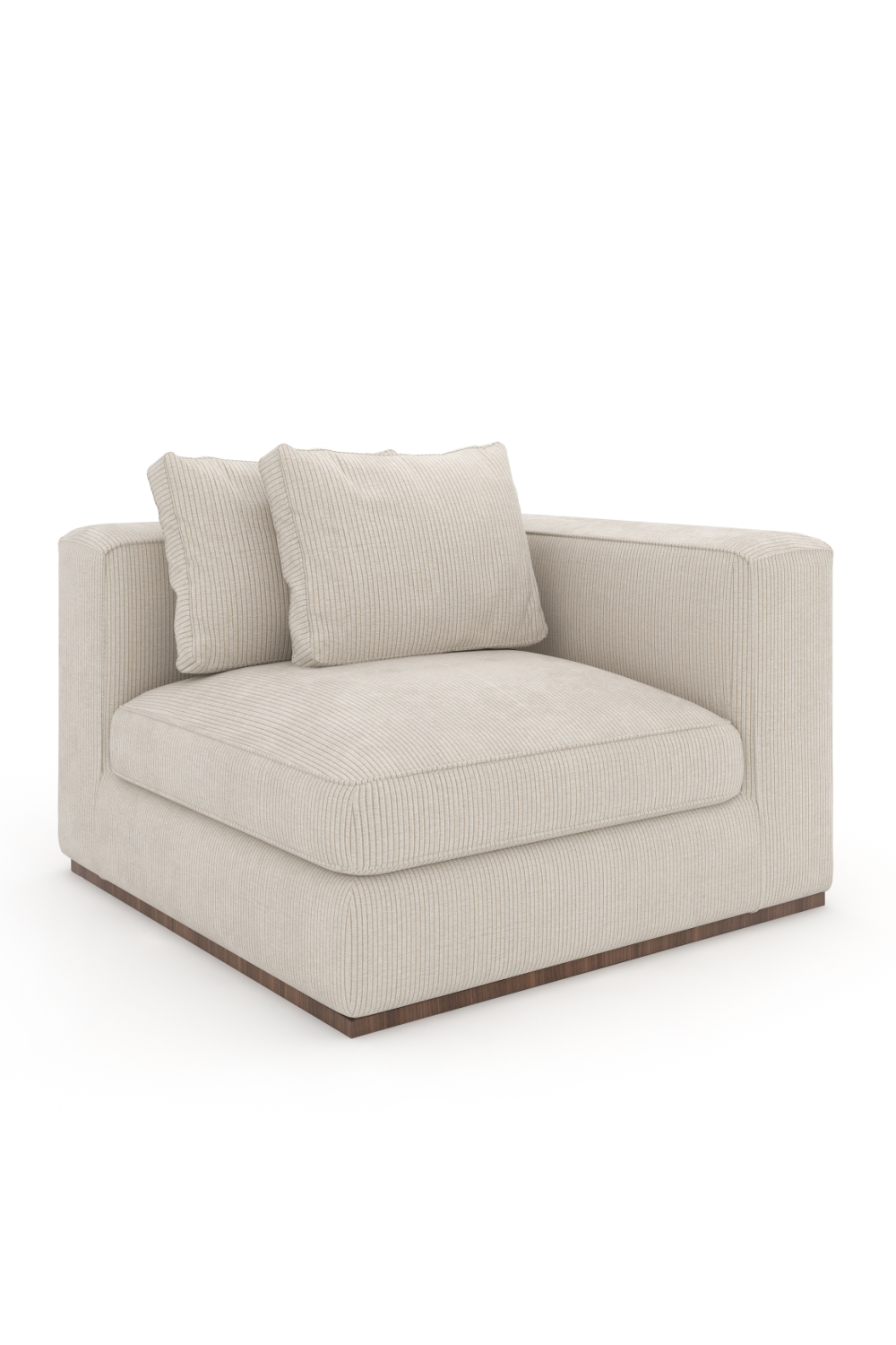 Cream Corner Wedge Sofa | Caracole Bello | Caracole.eu.com