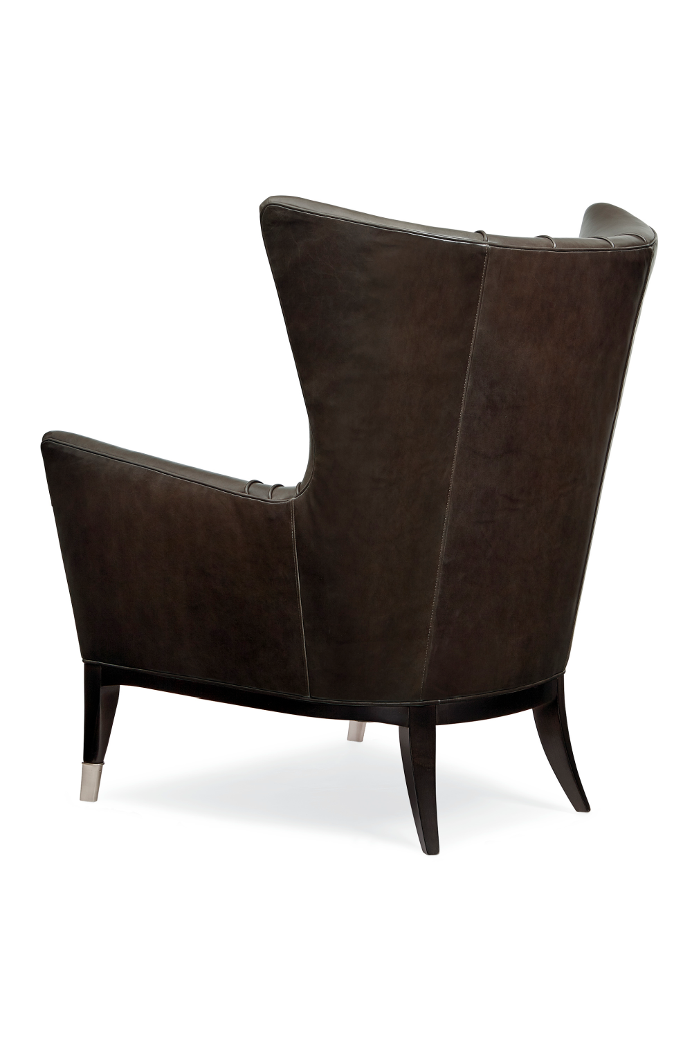 Brown Leather Wingback Chair | Caracole So Welt Done | Caracole.eu.com