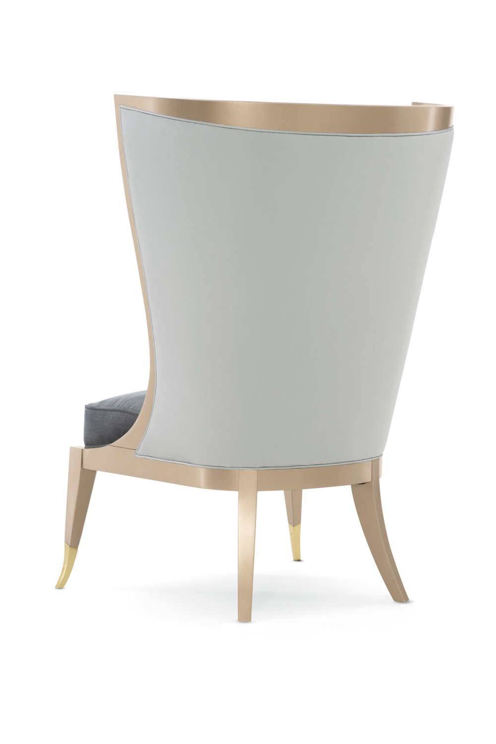 Gray Modern Wingback Chair | Caracole Pop Your Collar | Caracole.eu.com