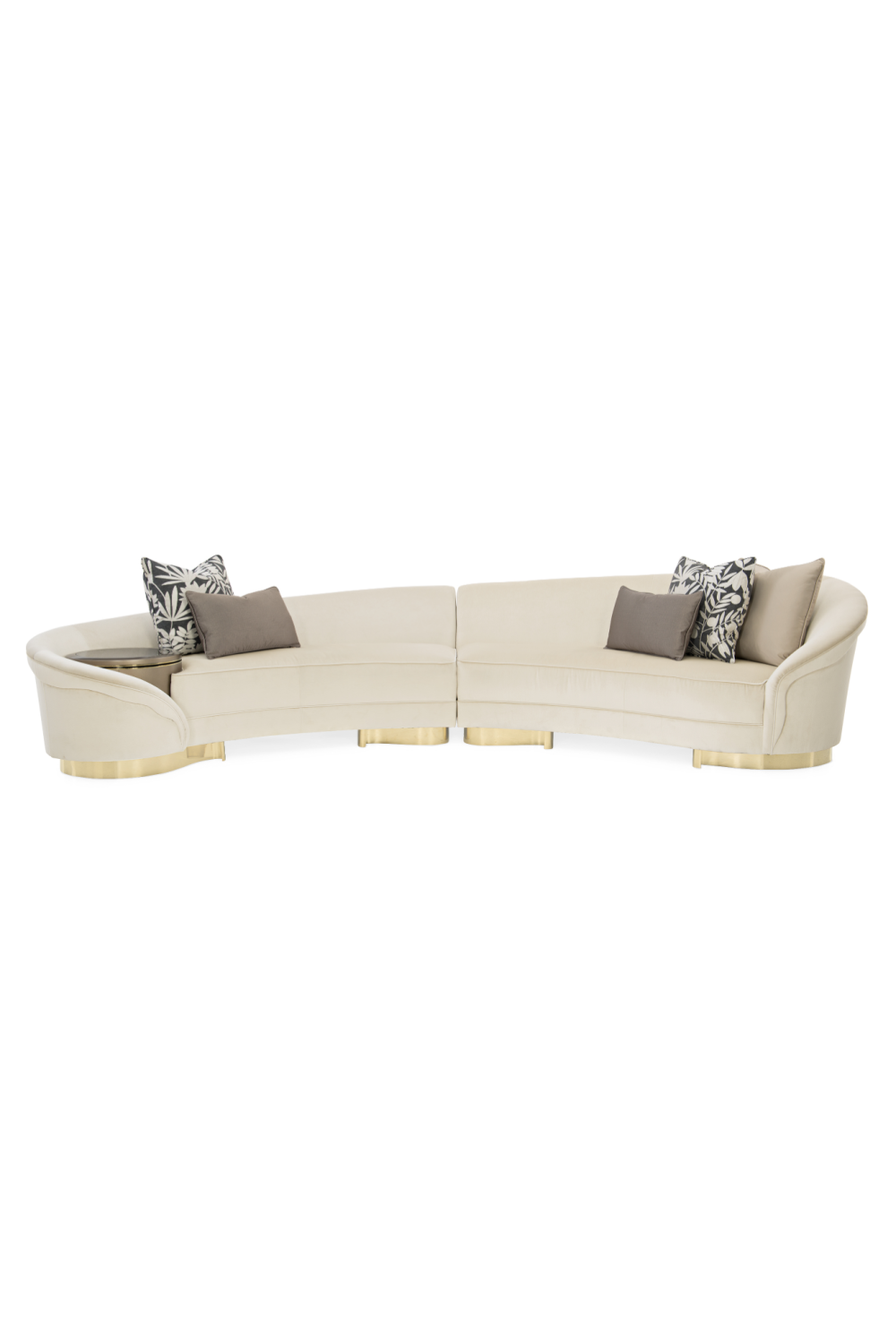 Curved Modern Sectional Sofa | Caracole Grand Opening | Caracole.eu.com