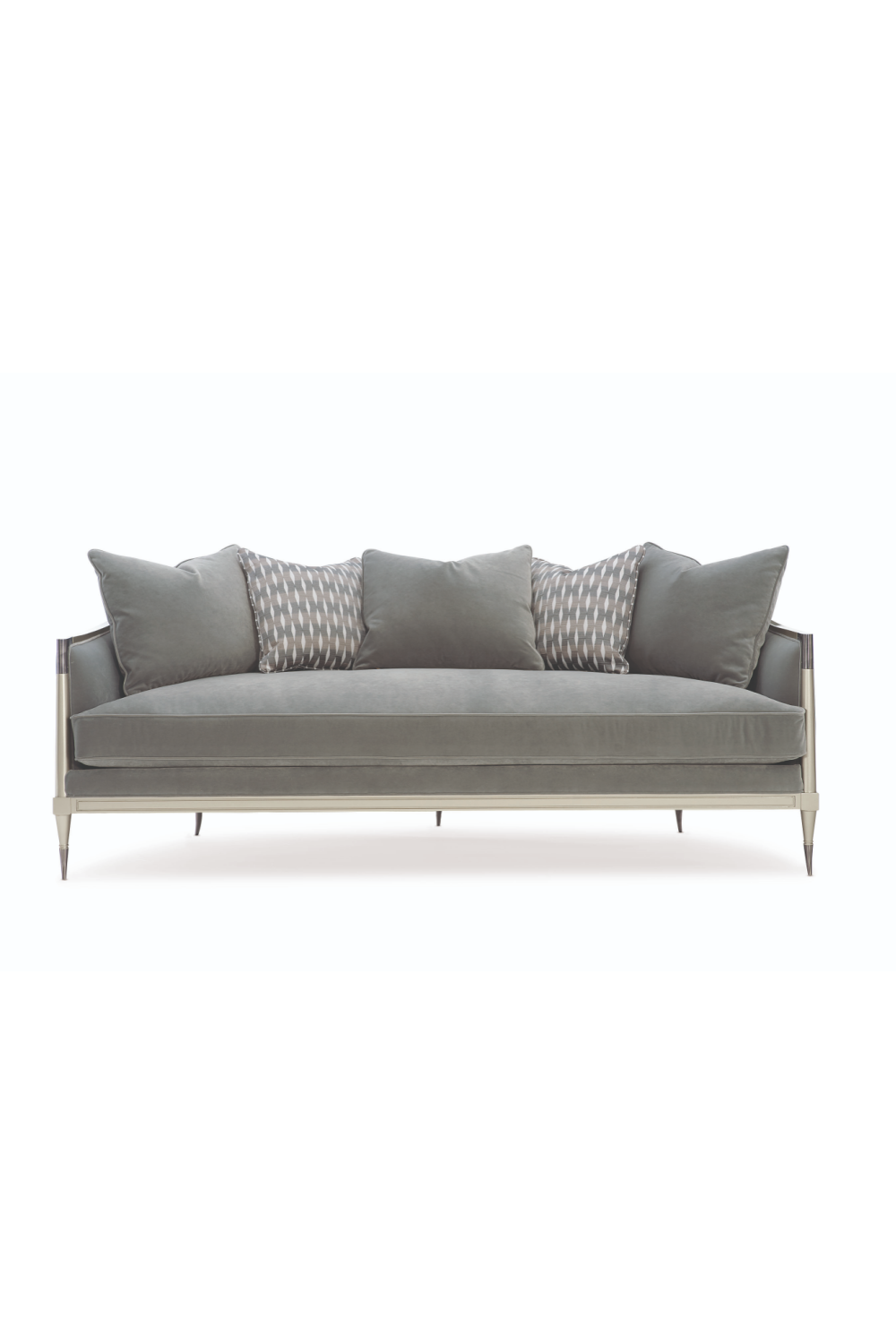 Gray Sofa With Cushions | Caracole Splash of Flash | Caracole.eu.com
